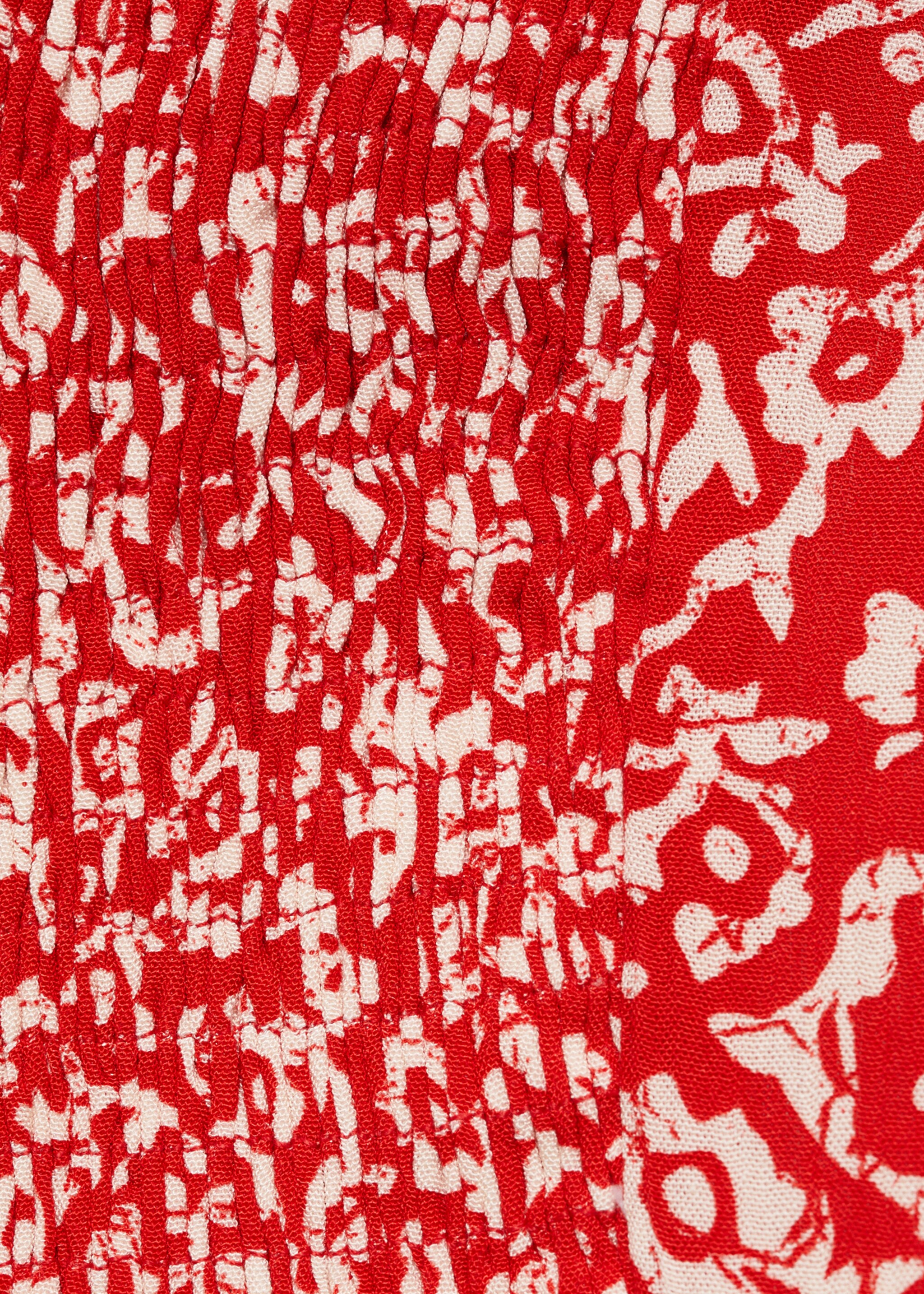 Printed top with knot - Details of the article 0
