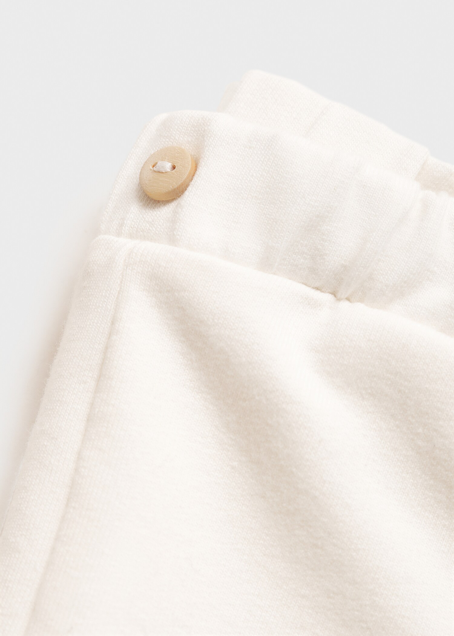 Elastic waist cotton trousers - Details of the article 8