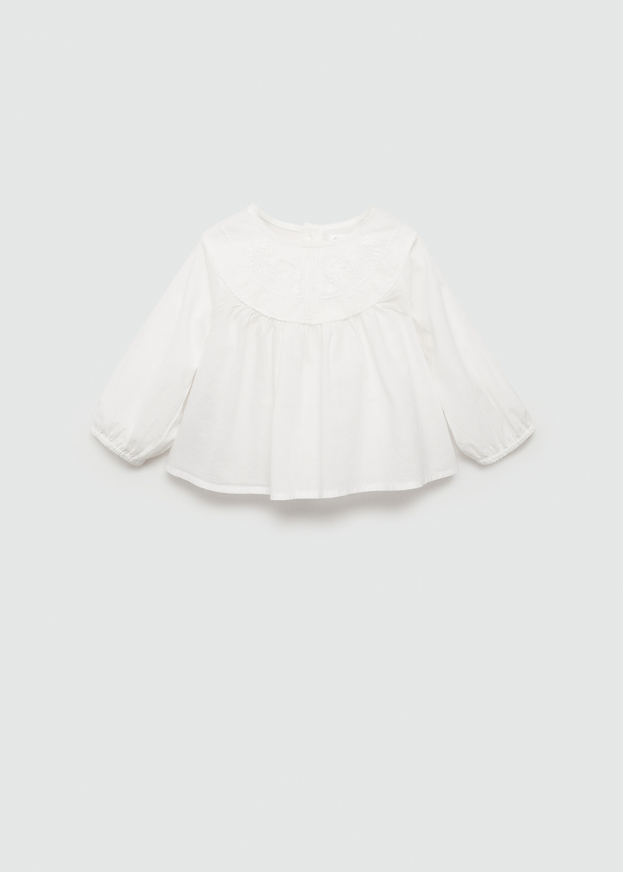 Geborduurde katoenen blouse - Artikel zonder model