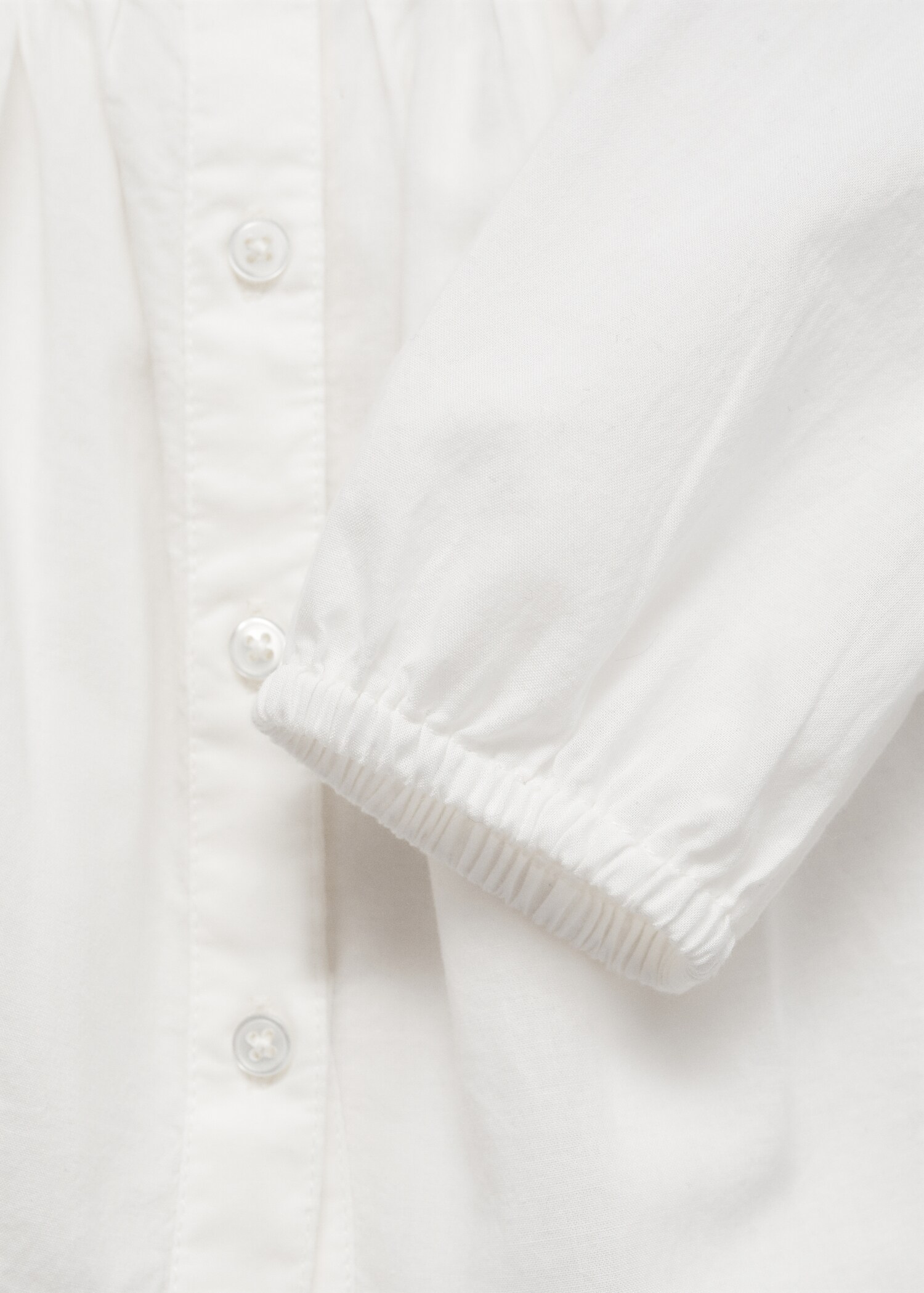 Embroidered cotton blouse - Details of the article 0