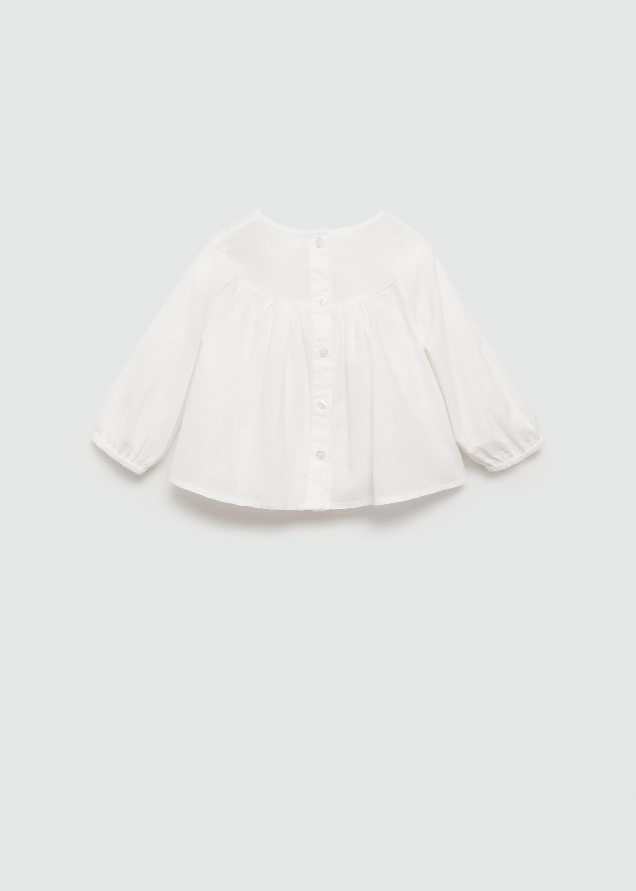 Geborduurde katoenen blouse - Achterkant van het artikel