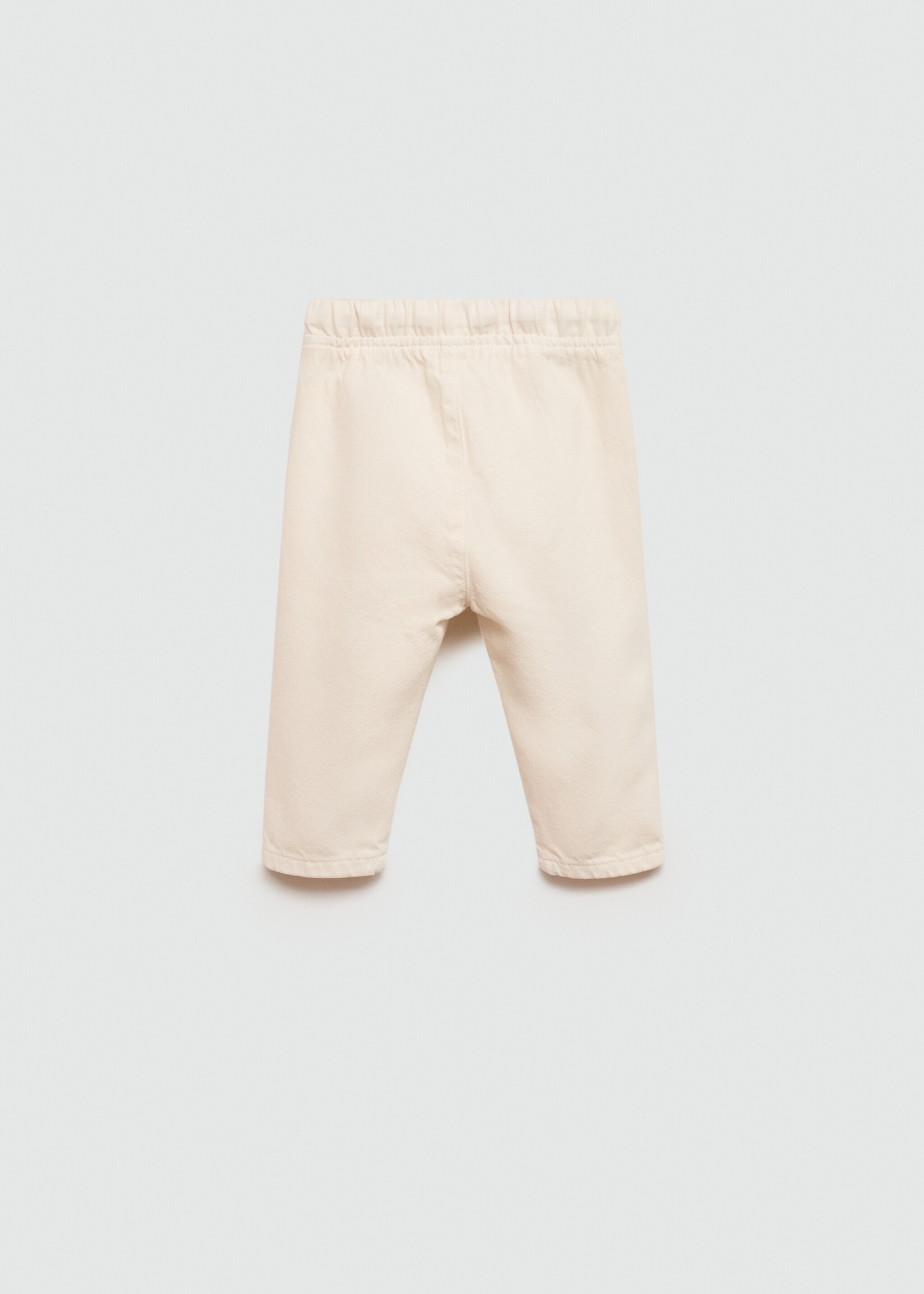 Pocket cotton pants - Reverse of the article
