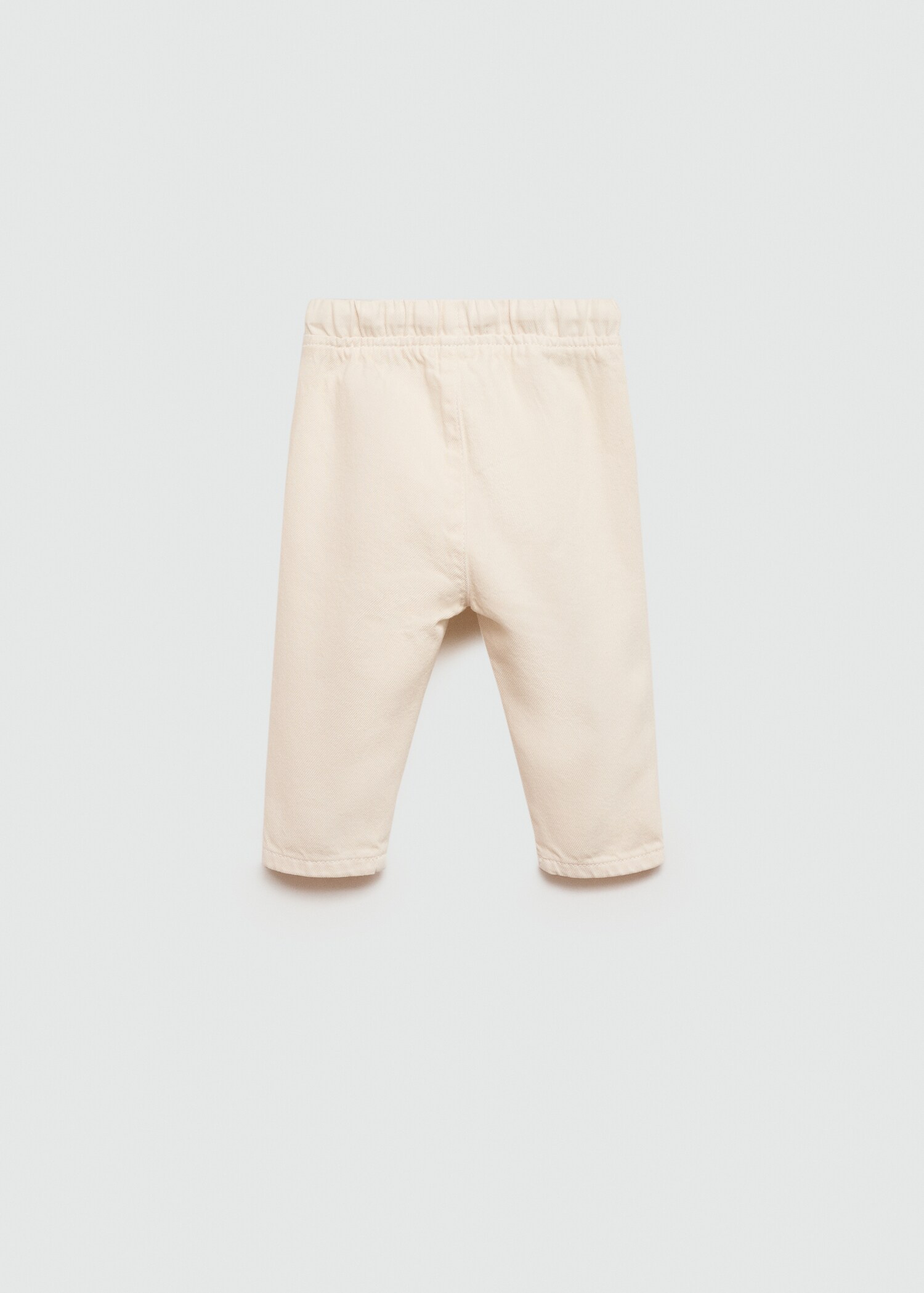 Pocket cotton pants - Reverse of the article