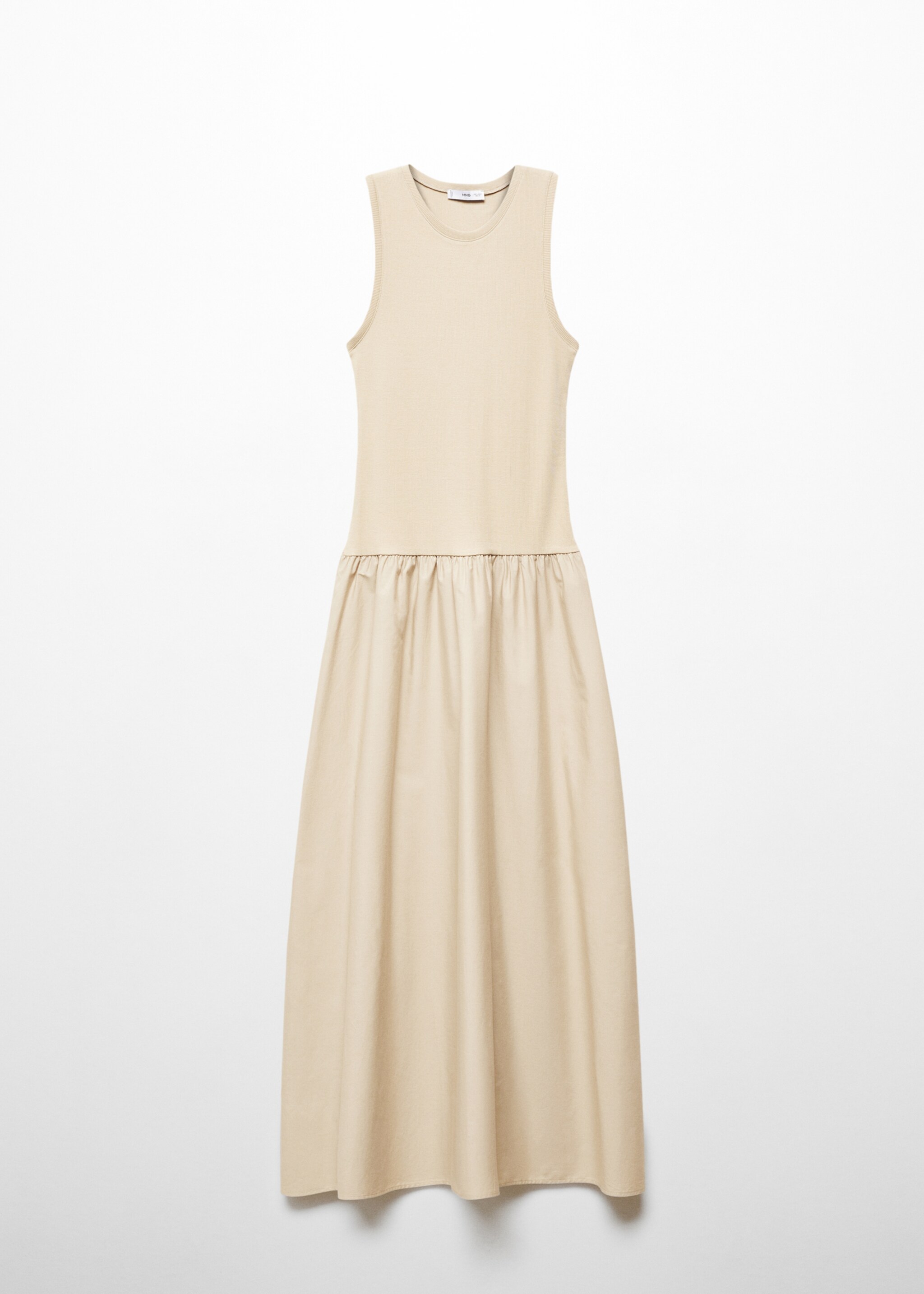 Vestido evasé combinado - Artículo sin modelo