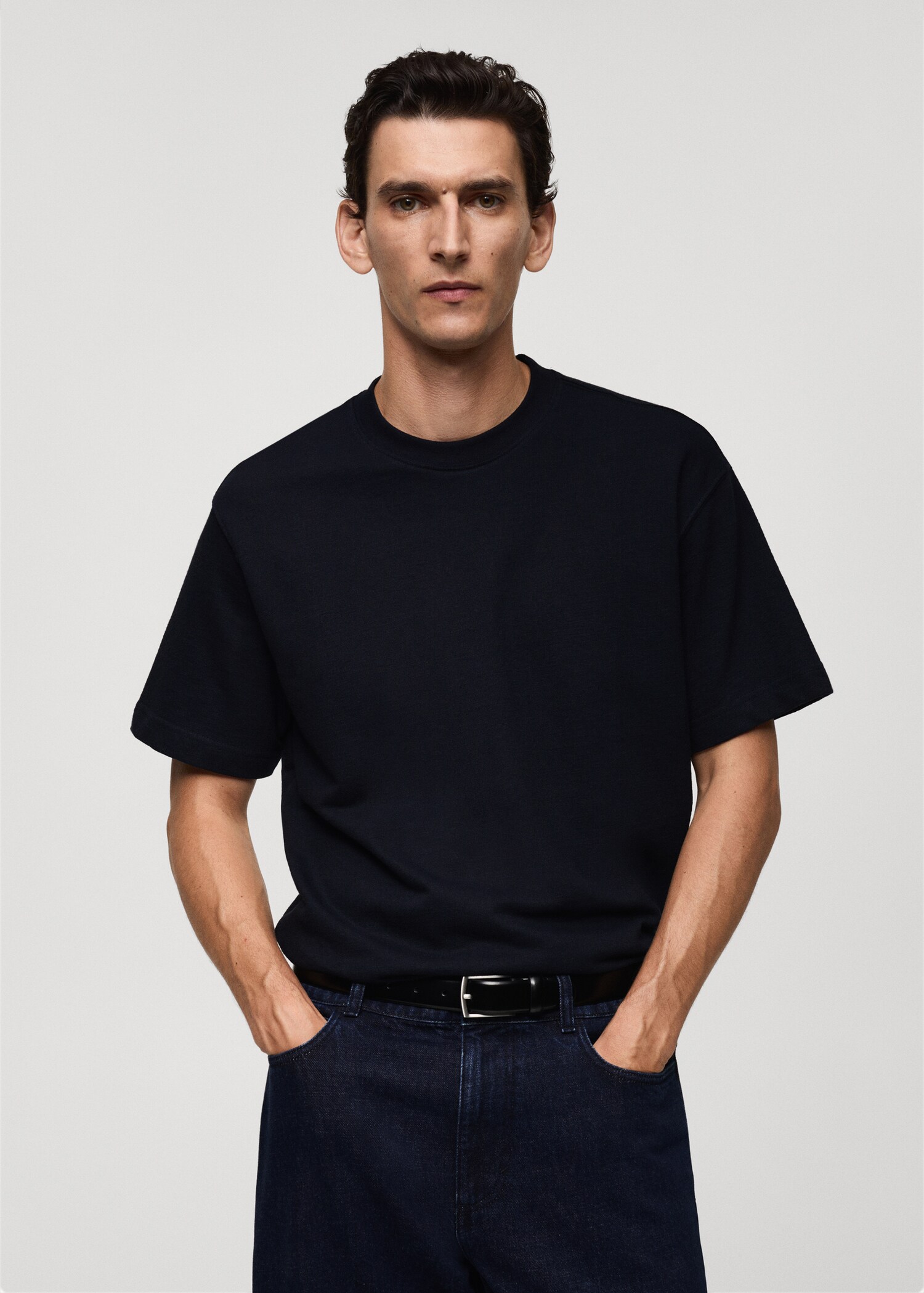 100% cotton relaxed-fit t-shirt - Medium plane