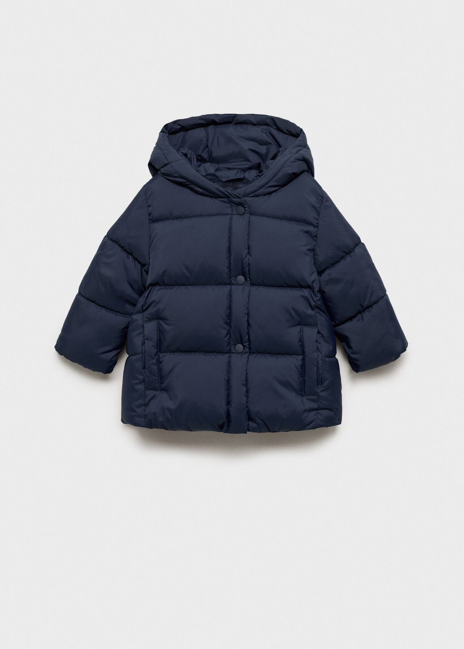 Hood quilted coat - Article without model
