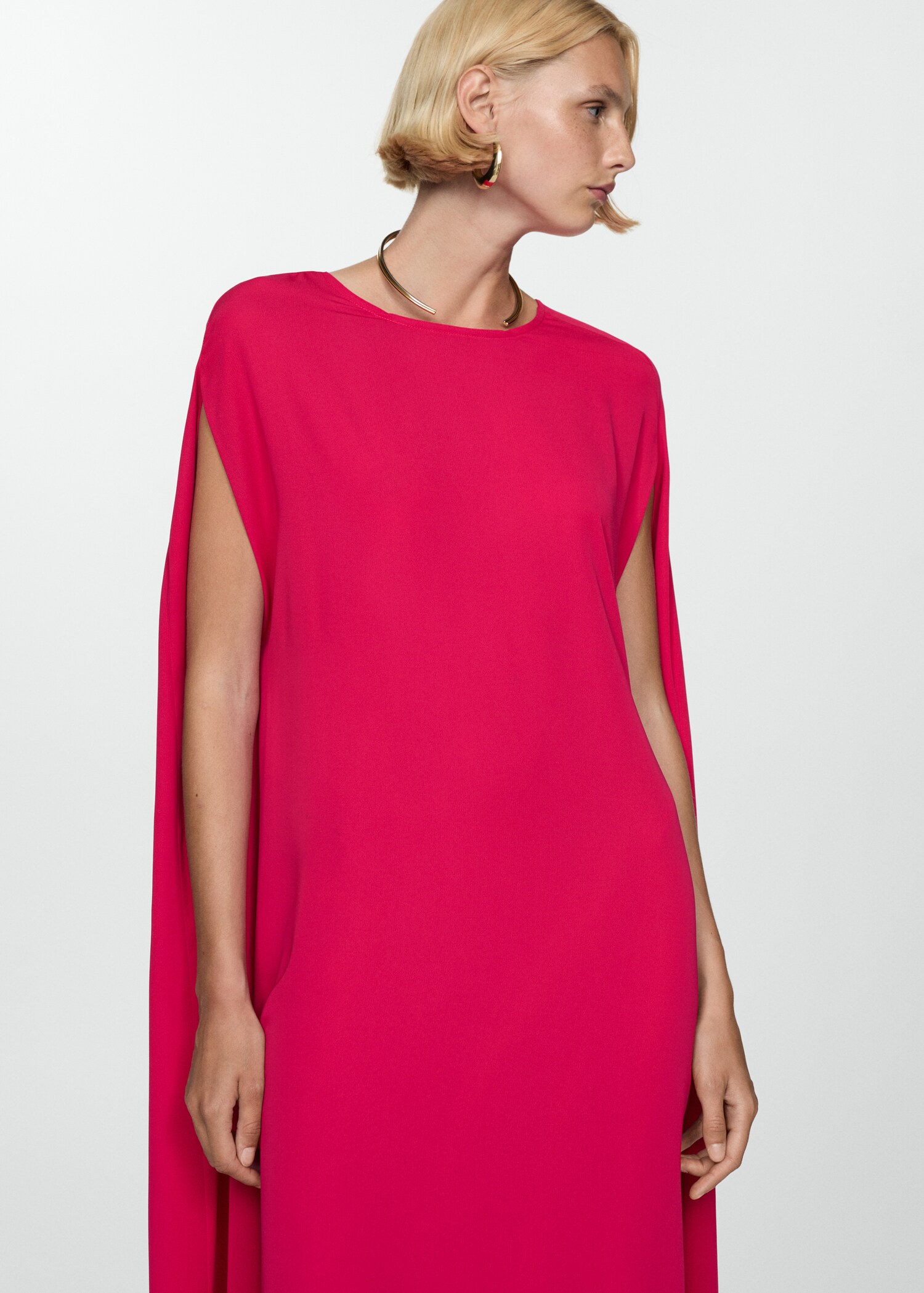 Sleeve slit dress - Medium plane