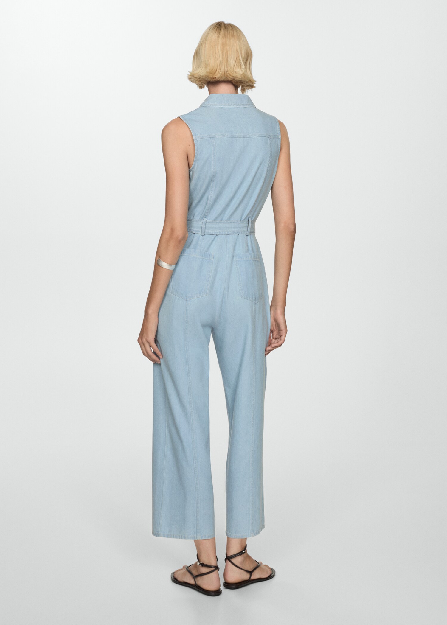Combinaison jean ceinture - Verso de l’article