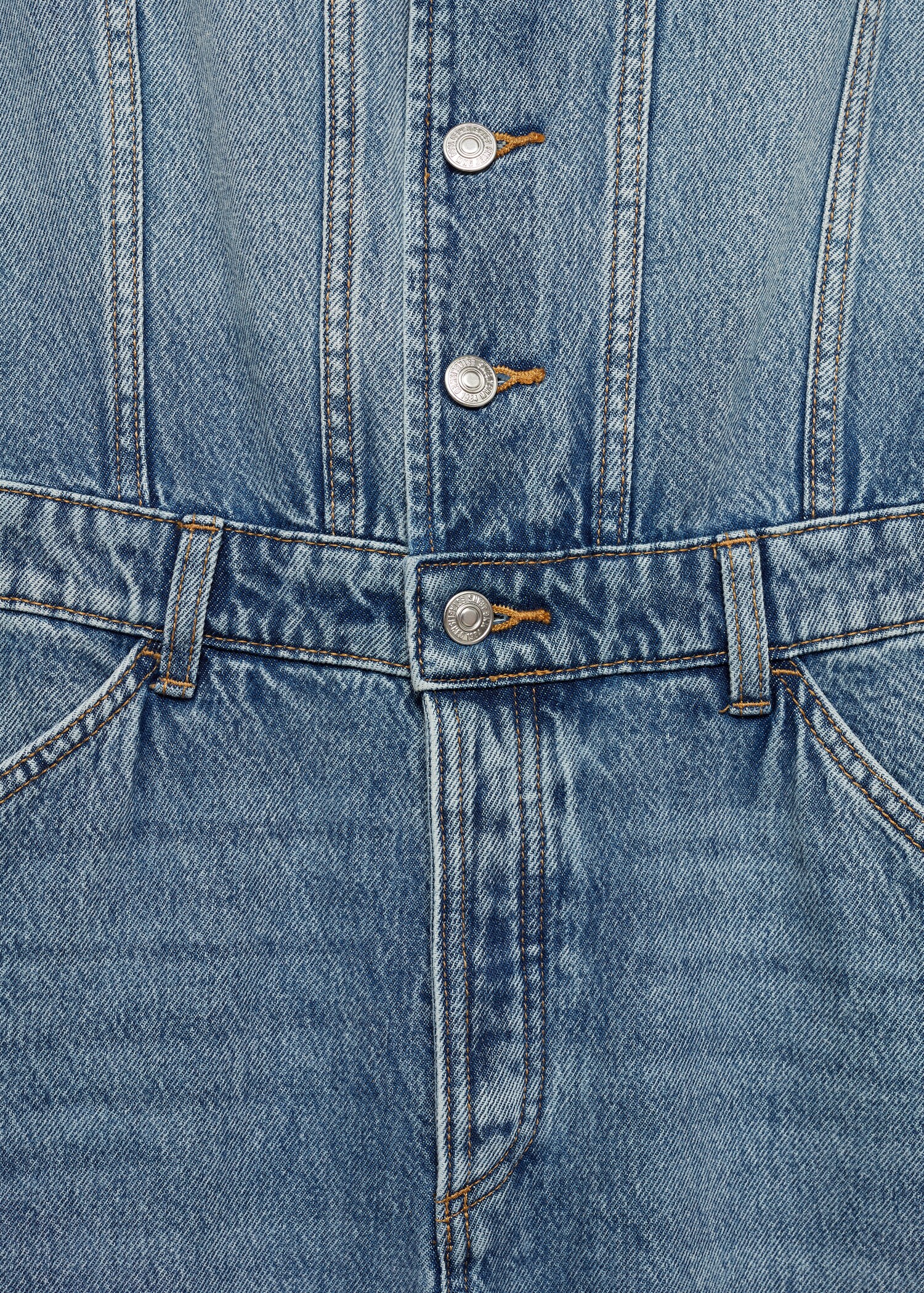 Combi-pantalon en jean - Détail de l'article 0