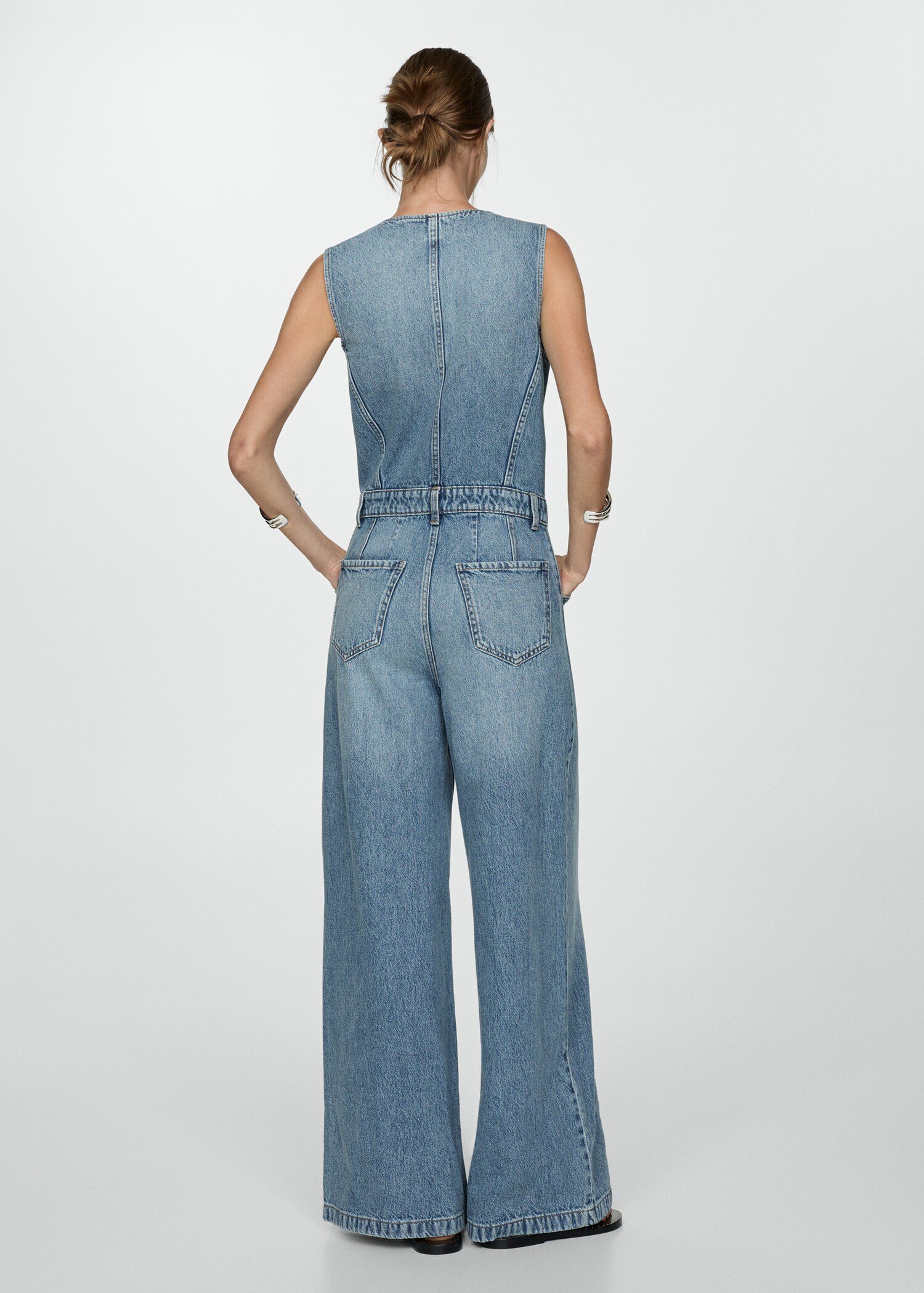Combi-pantalon en jean - Verso de l’article