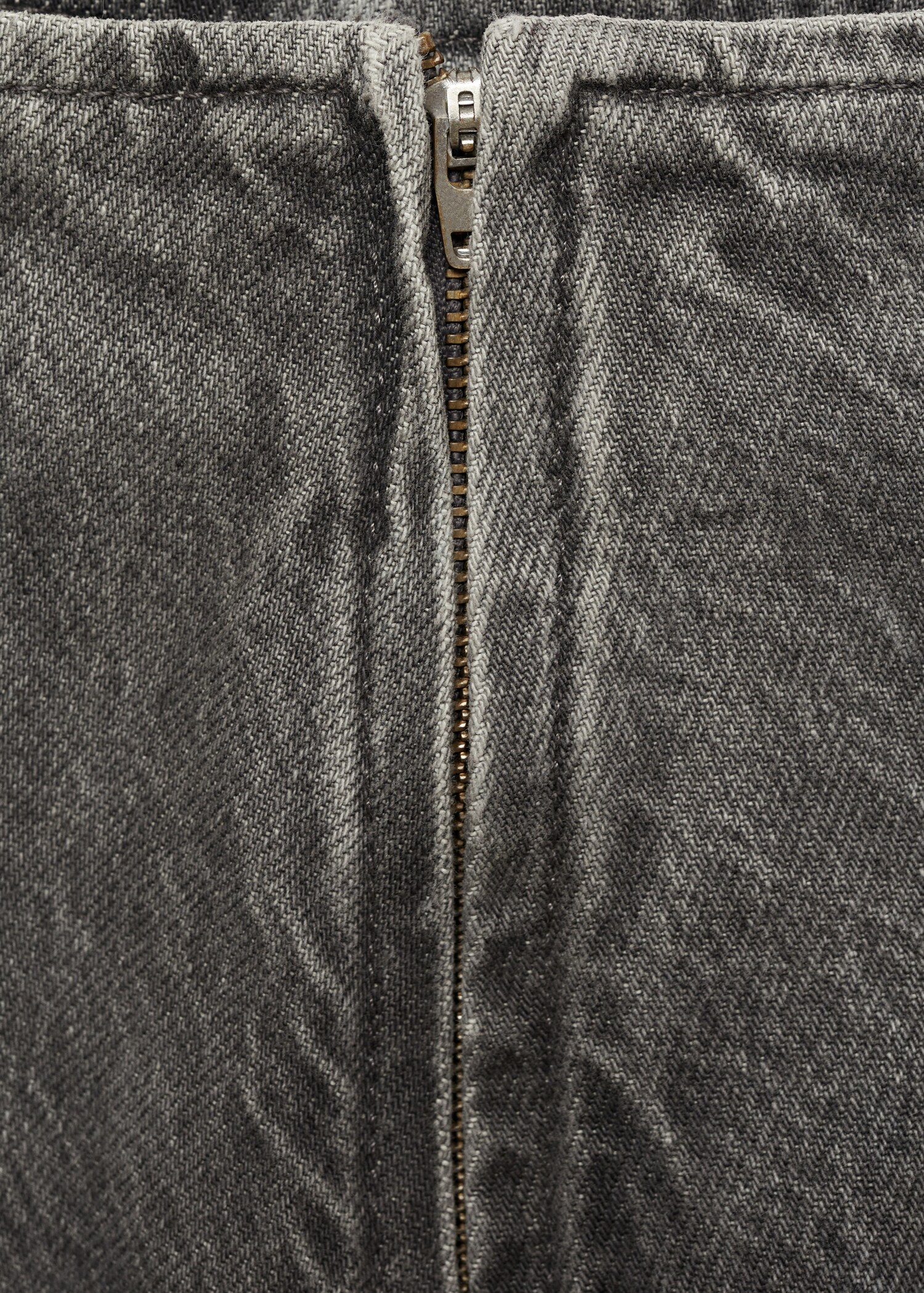 Denim minirok met plooien - Detail van het artikel 0
