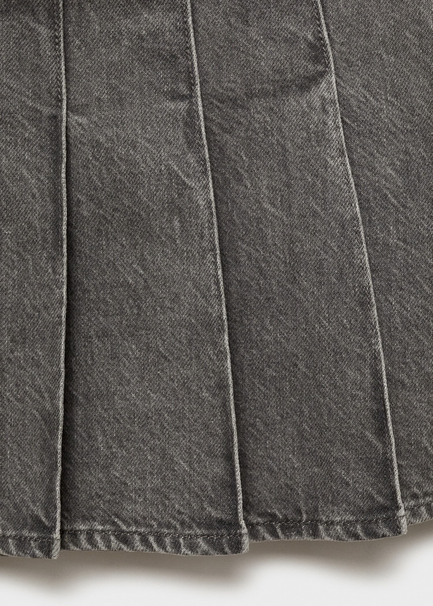 Denim minirok met plooien - Detail van het artikel 8