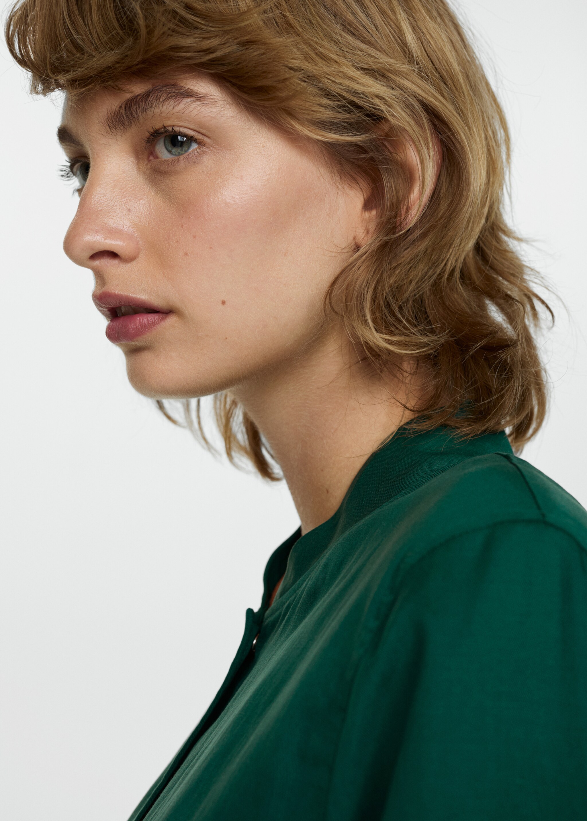 Lyocell jacket with pockets - Details of the article 1
