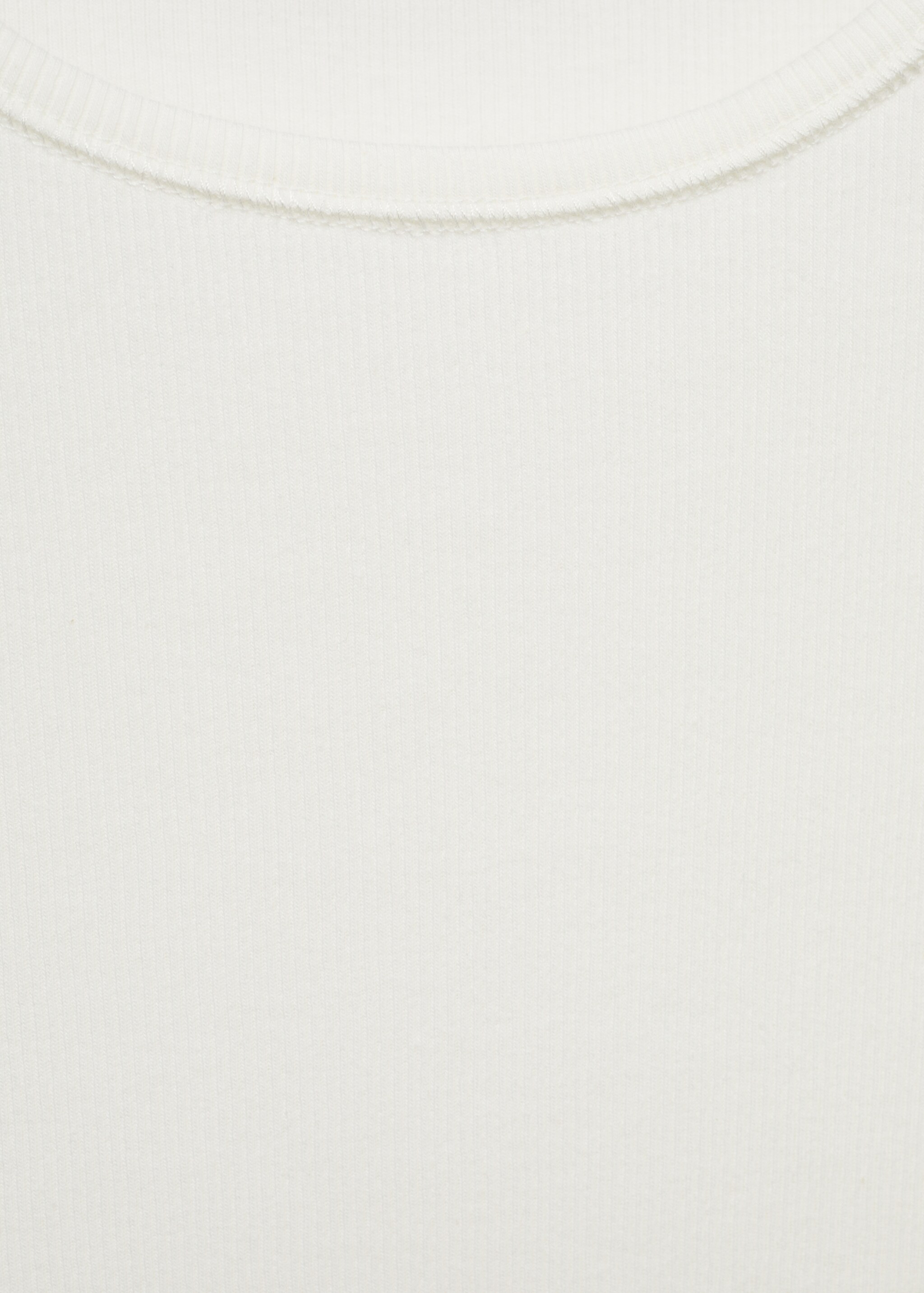 T-shirt manches courtes maille - Détail de l'article 8, Blanc. Ref: 77094026-00.