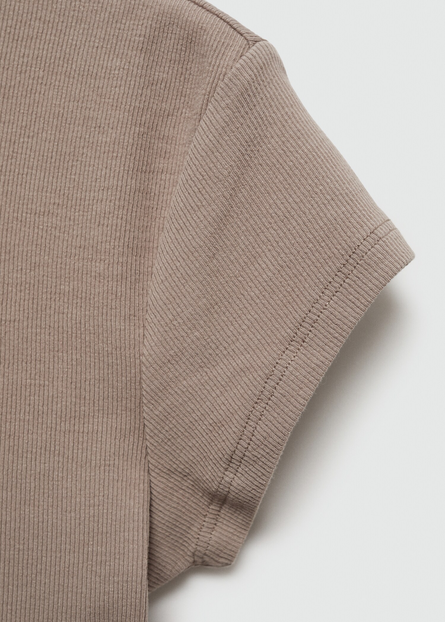 Short sleeve knitted t-shirt - Details of the article 8