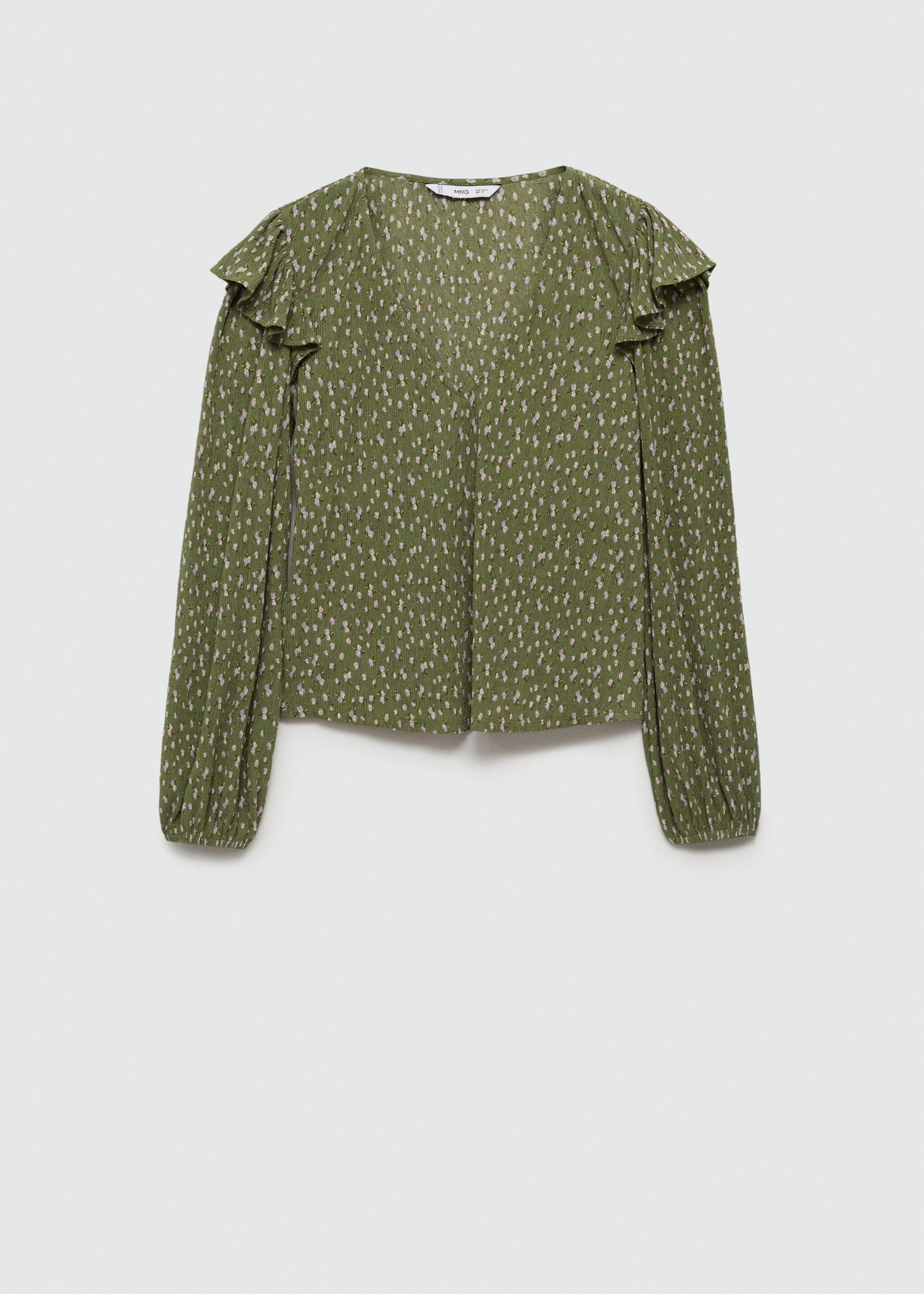 Ruffles printed blouse - Article without model