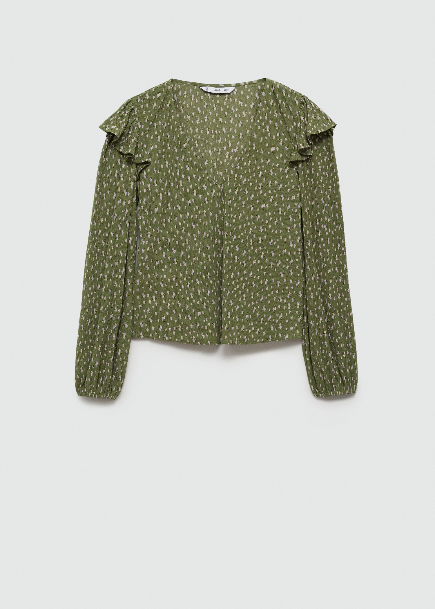 Ruffles printed blouse - Article without model