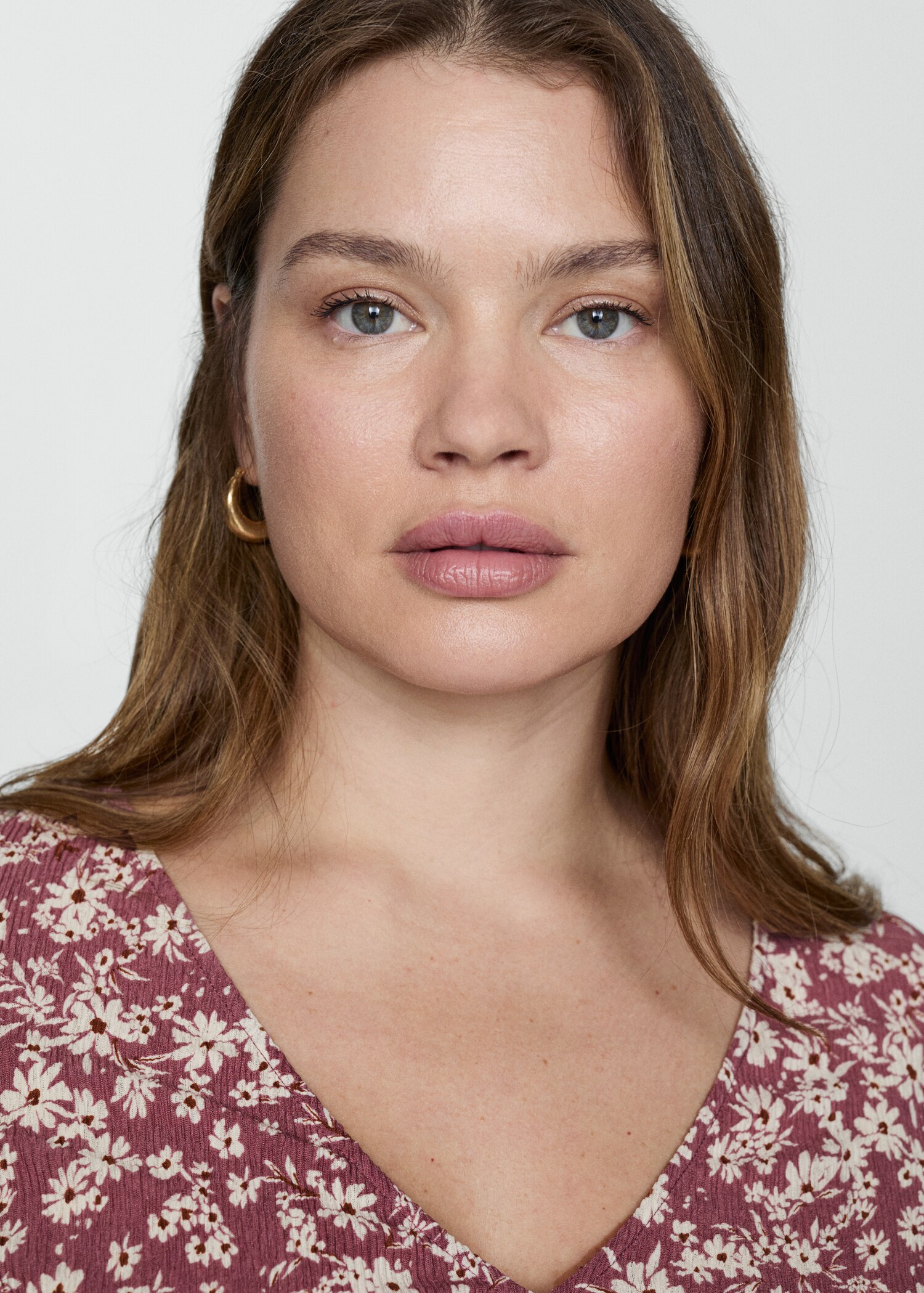 Ruffles printed blouse - Details of the article 4
