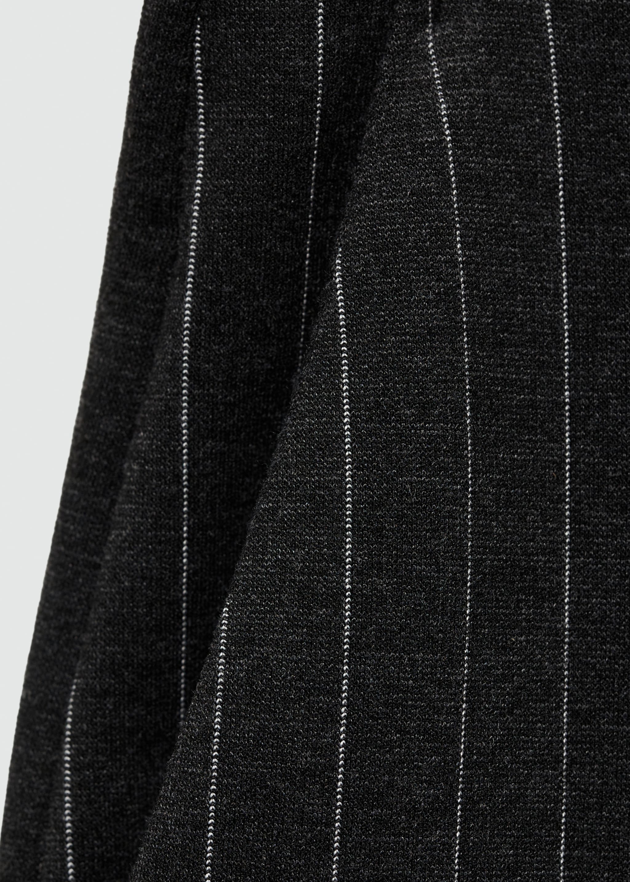 Rome-knit straight trousers - Details of the article 8, Grey. Ref: 77094031-00.