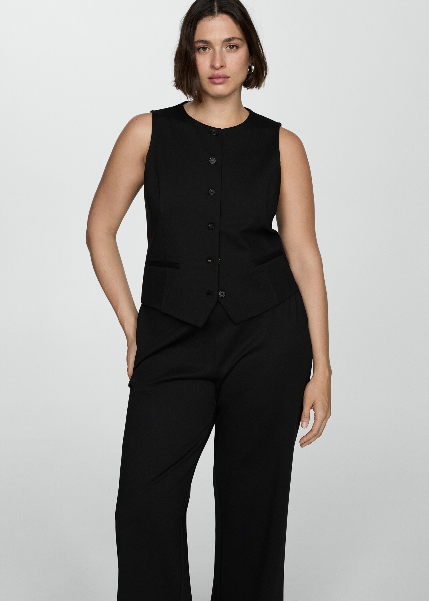 Rome-knit straight trousers - Details of the article 5