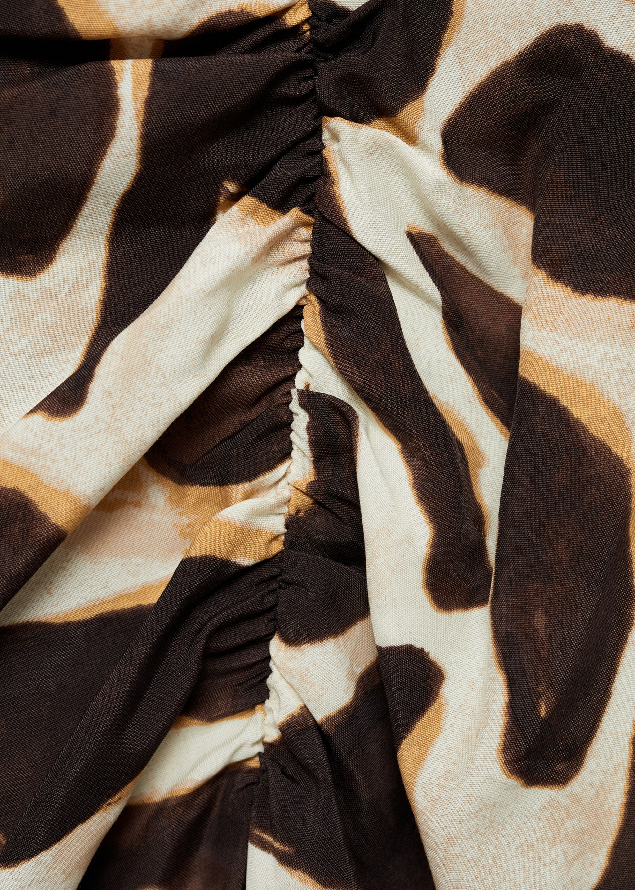 Falda drapeada animal print - Detalle del artículo 8