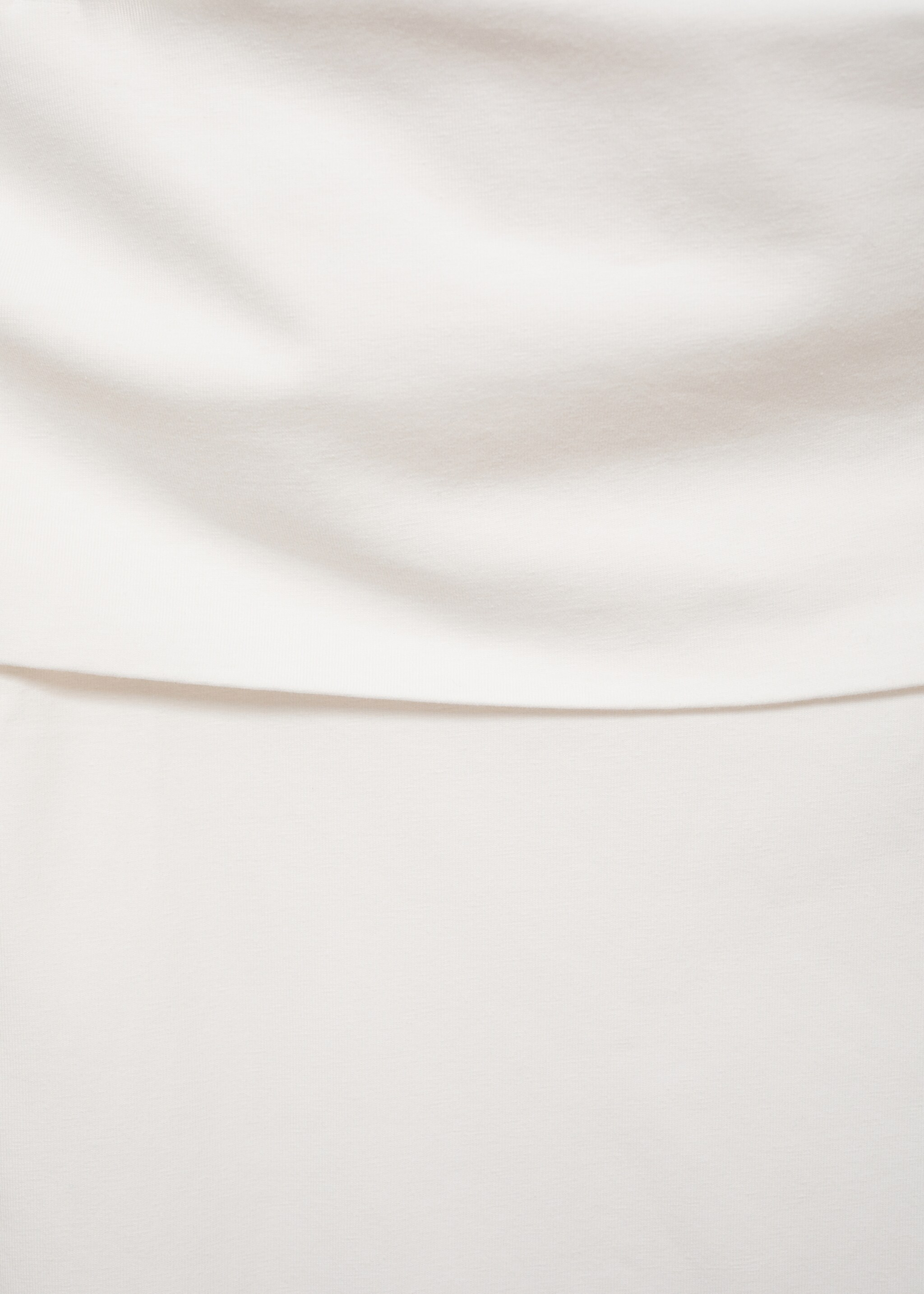 Off-shoulder T-shirt - Details of the article 0, Off White. Ref: 77094040-00.
