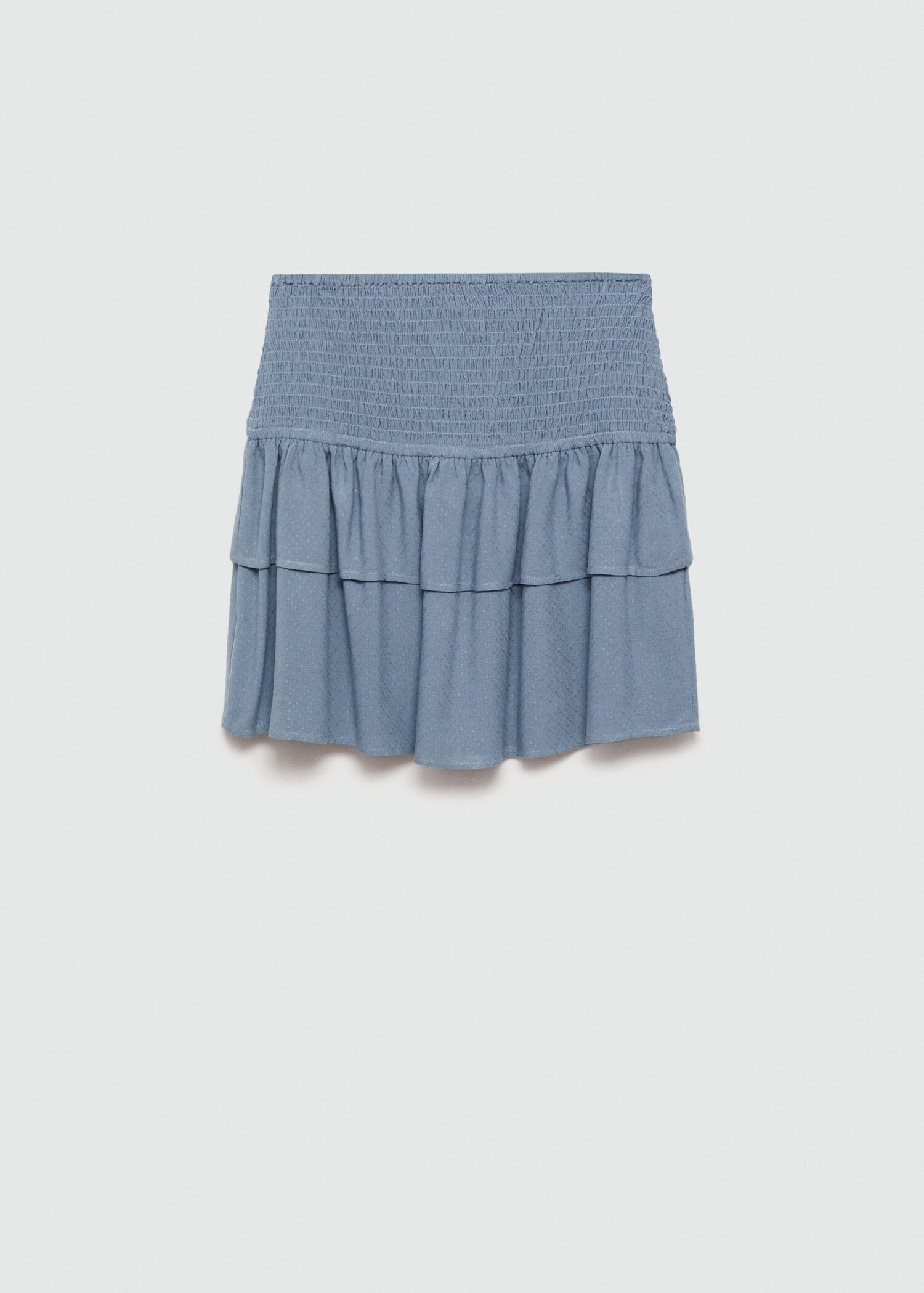 Gathered skirt with ruffles - Article without model