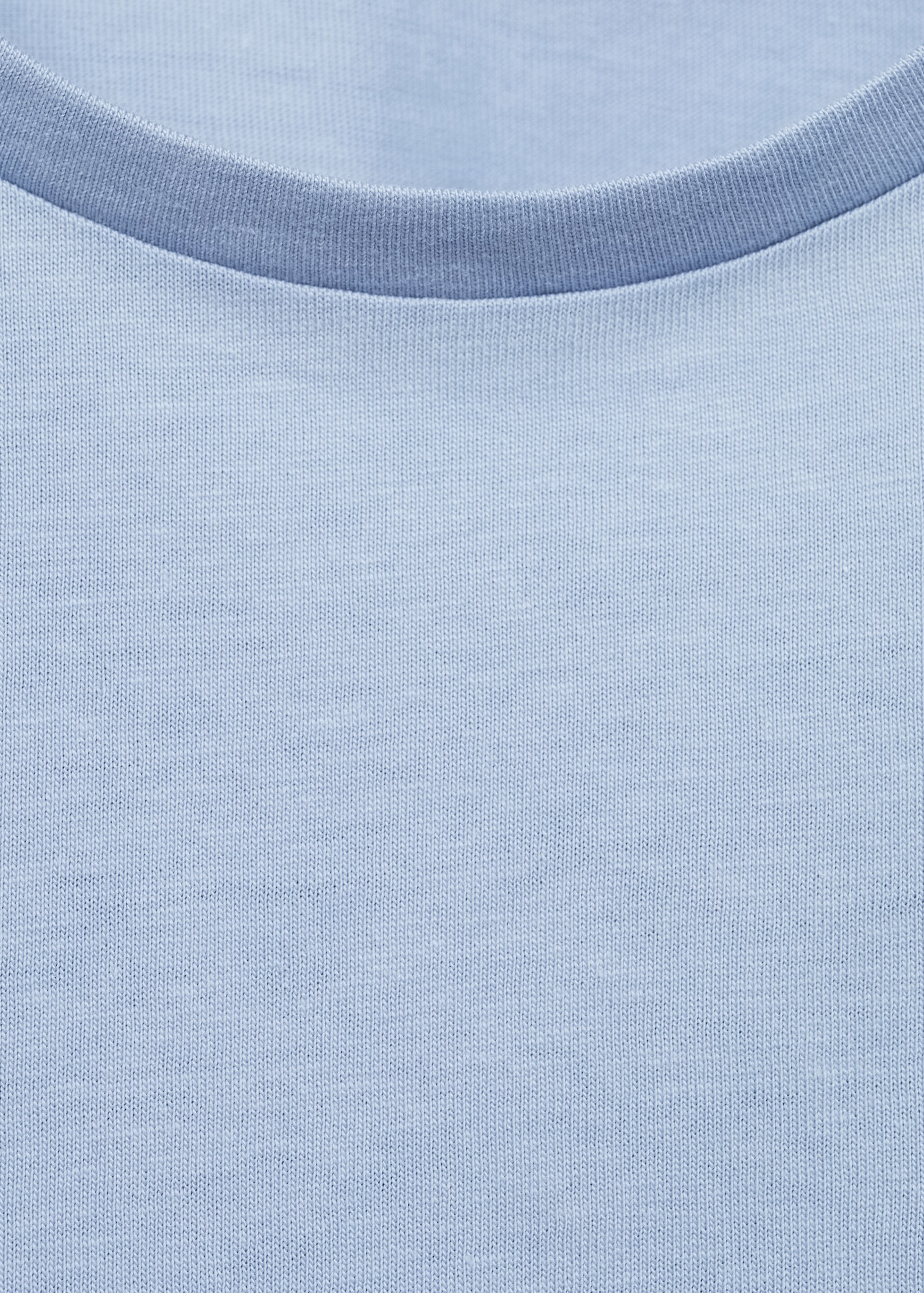 Katoenen T-shirt met borstzak - Detail van het artikel 0