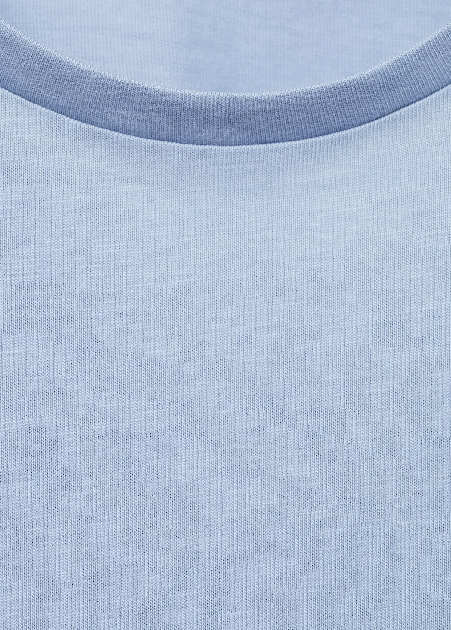 Katoenen T-shirt met borstzak - Detail van het artikel 0