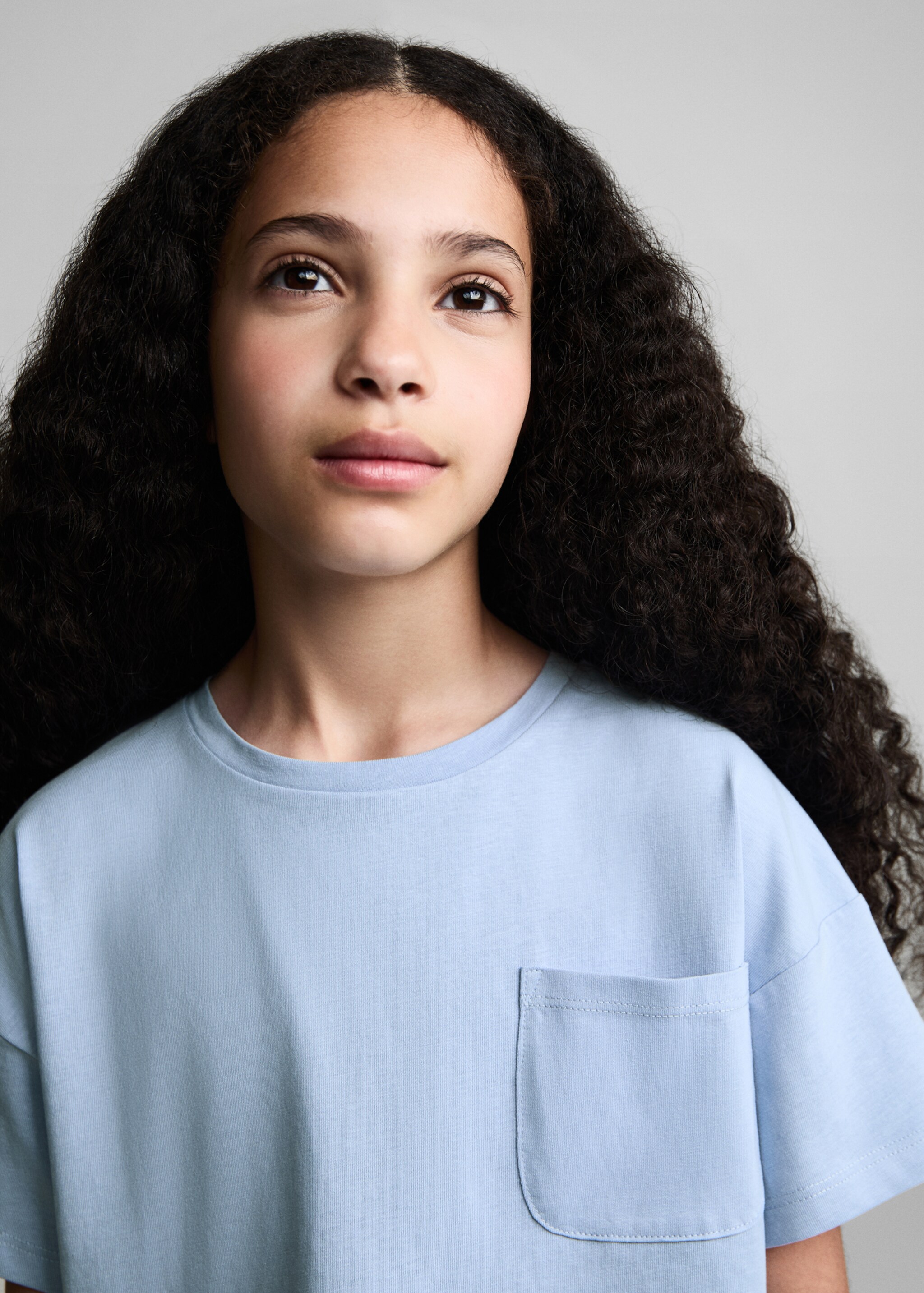 Katoenen T-shirt met borstzak - Detail van het artikel 1