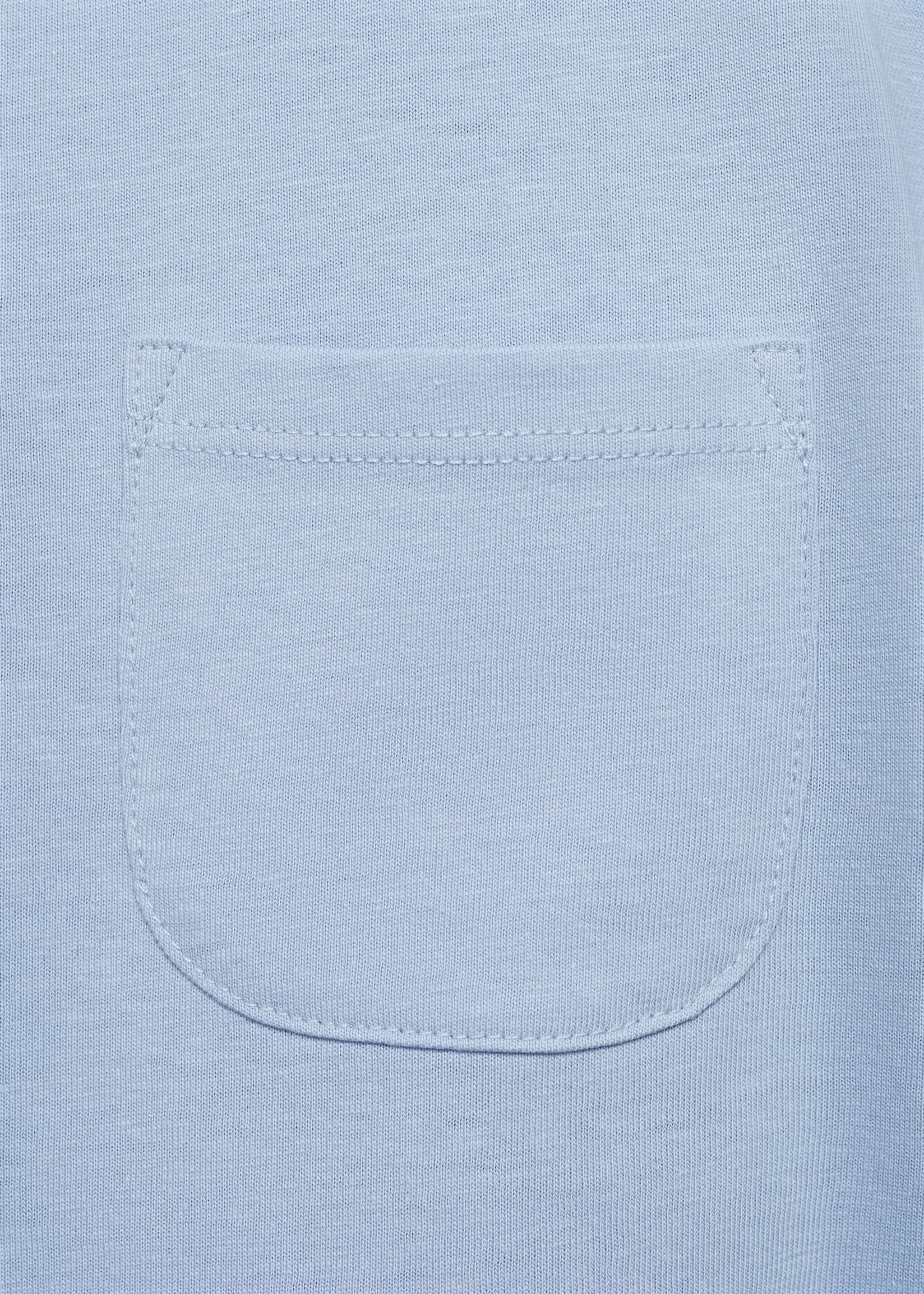 Katoenen T-shirt met borstzak - Detail van het artikel 8