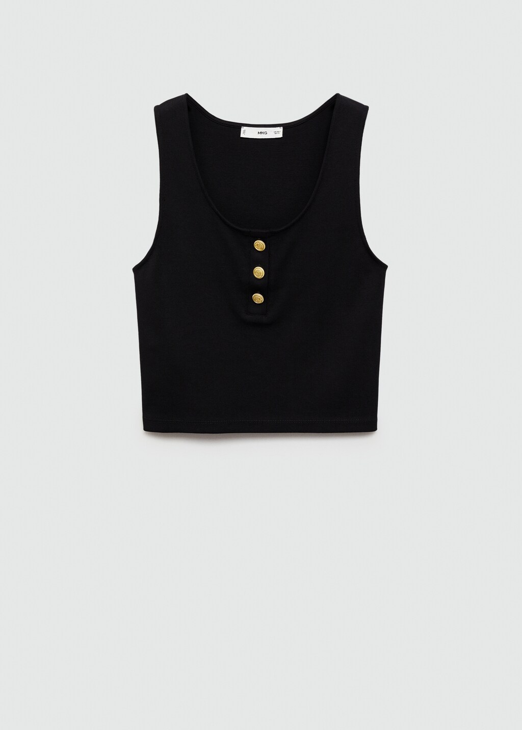 Top with straps and buttons - Women | MANGO OUTLET USA