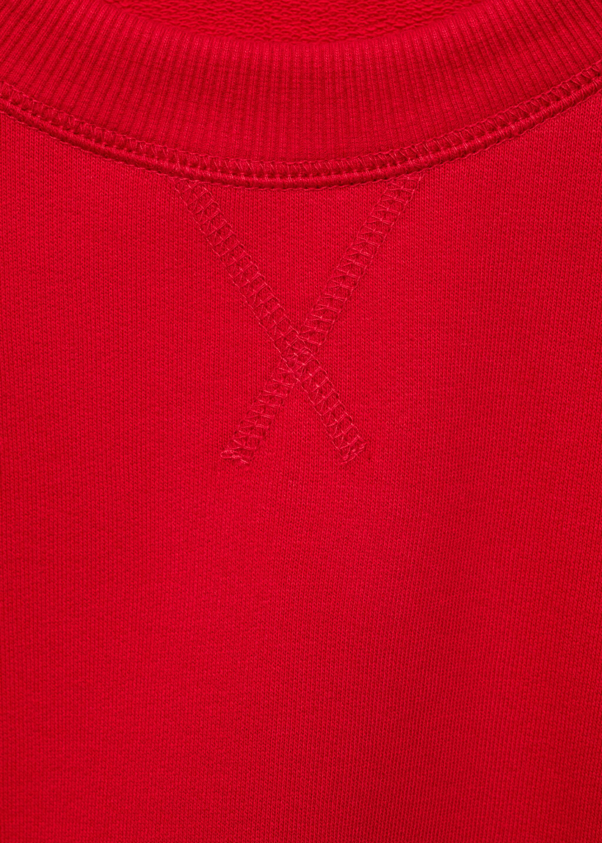 Pamučna sportska majica s okruglim ovratnikom - Detalji artikla 8, Crvena. Ref: 77094047-00.