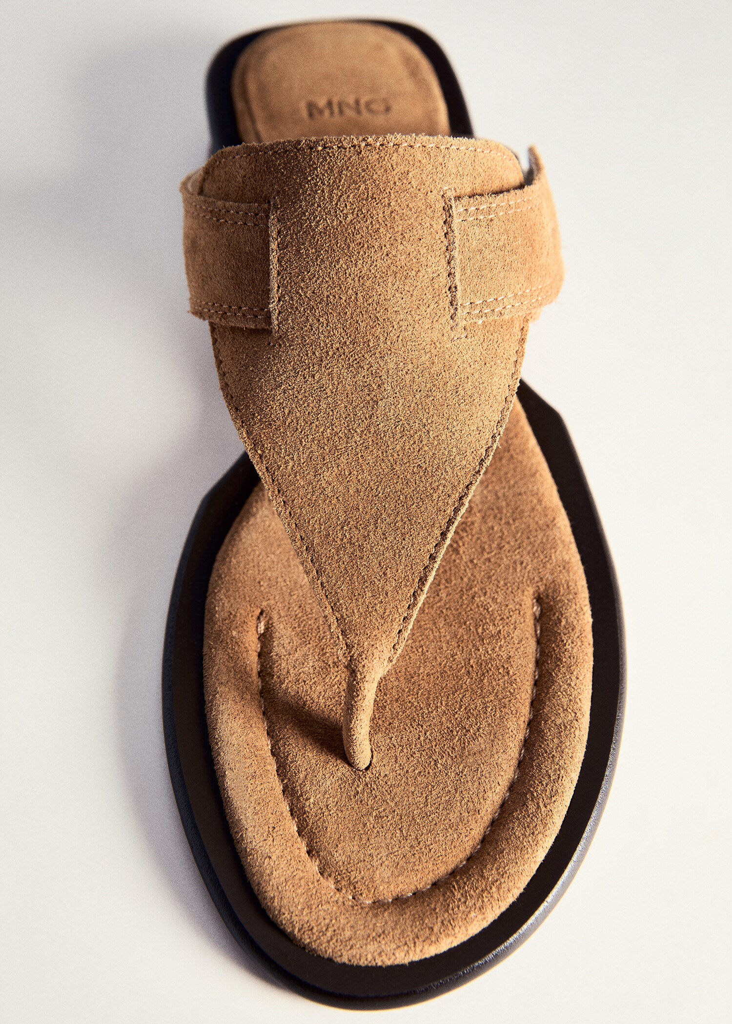 Suede panel sandal - Details of the article 5