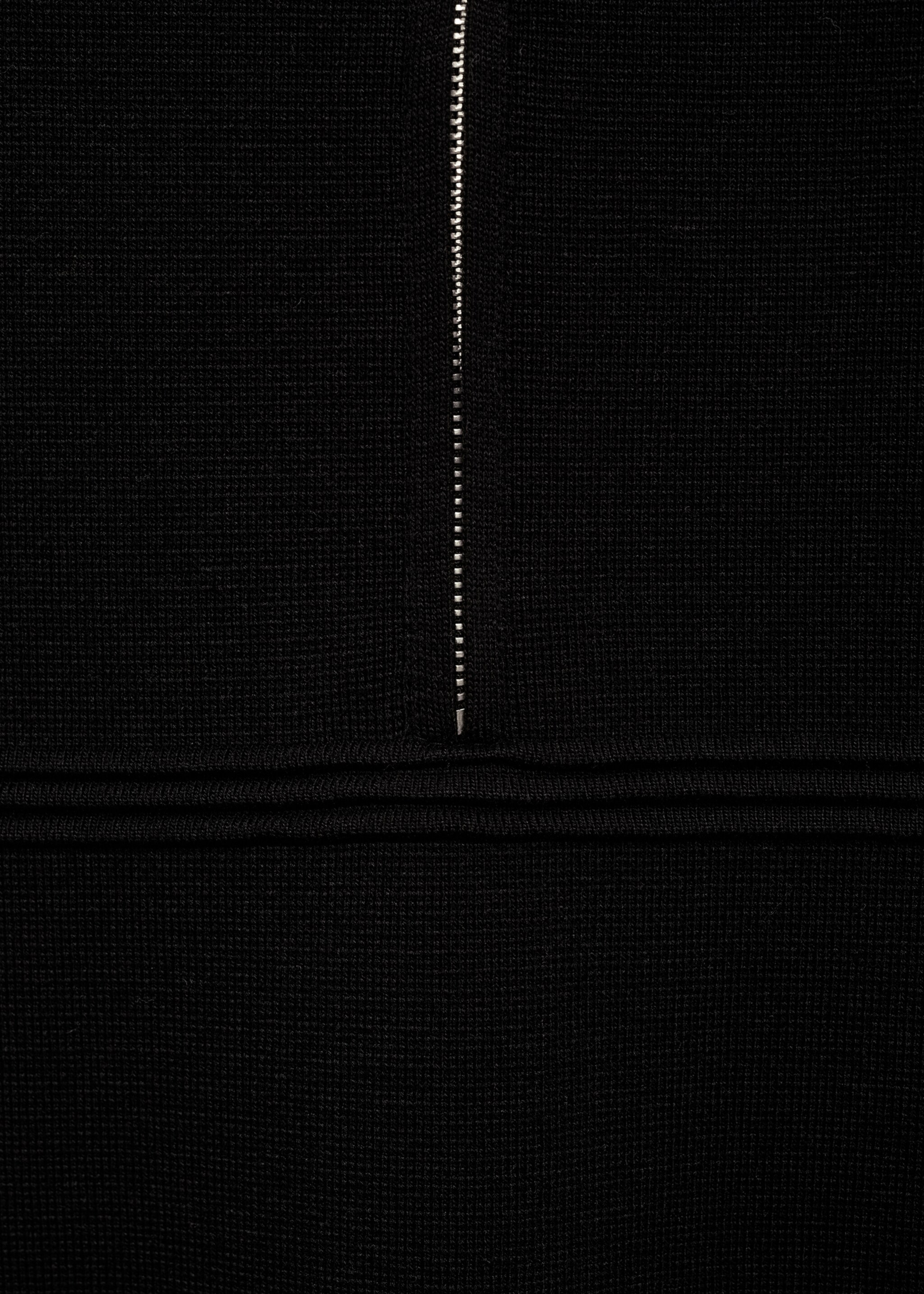 Robe courte maille fermeture Éclair - Détail de l'article 0