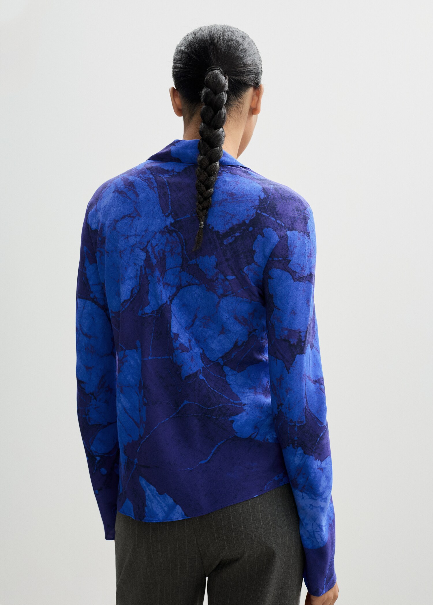 Chemise à imprimé à fleurs - Verso de l’article