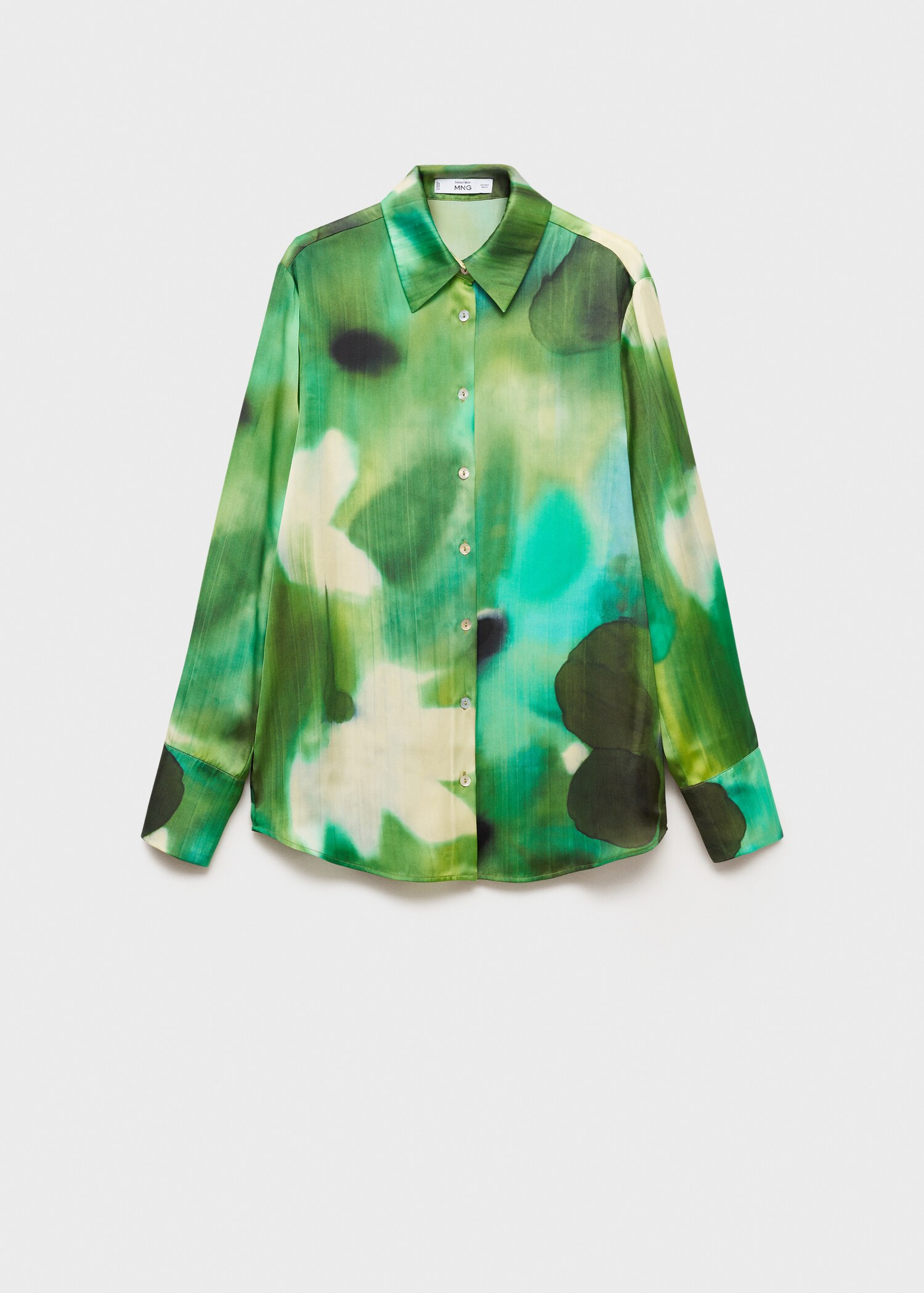Satin print shirt - Article without model
