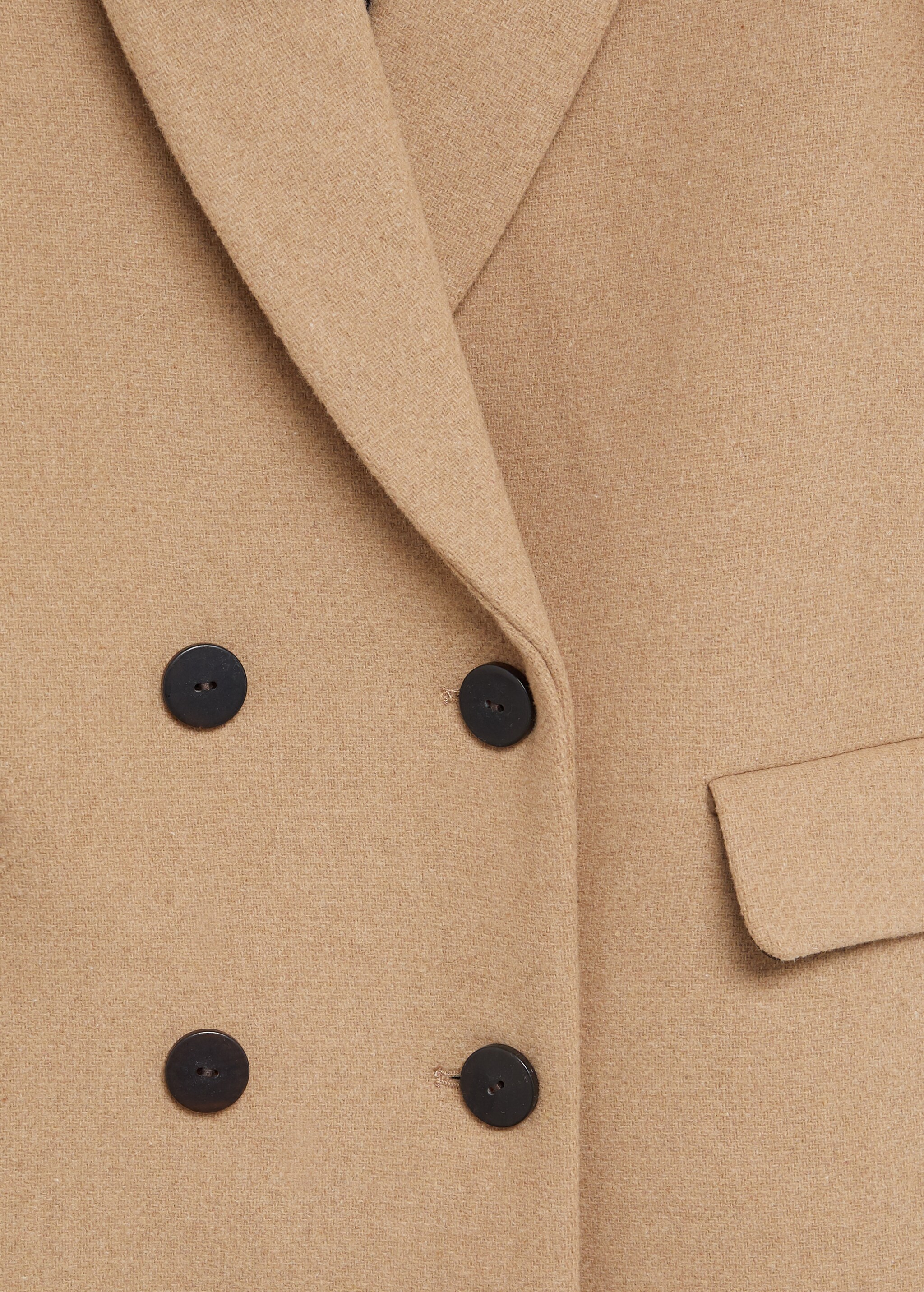 Double-breasted wool coat - Details of the article 8
