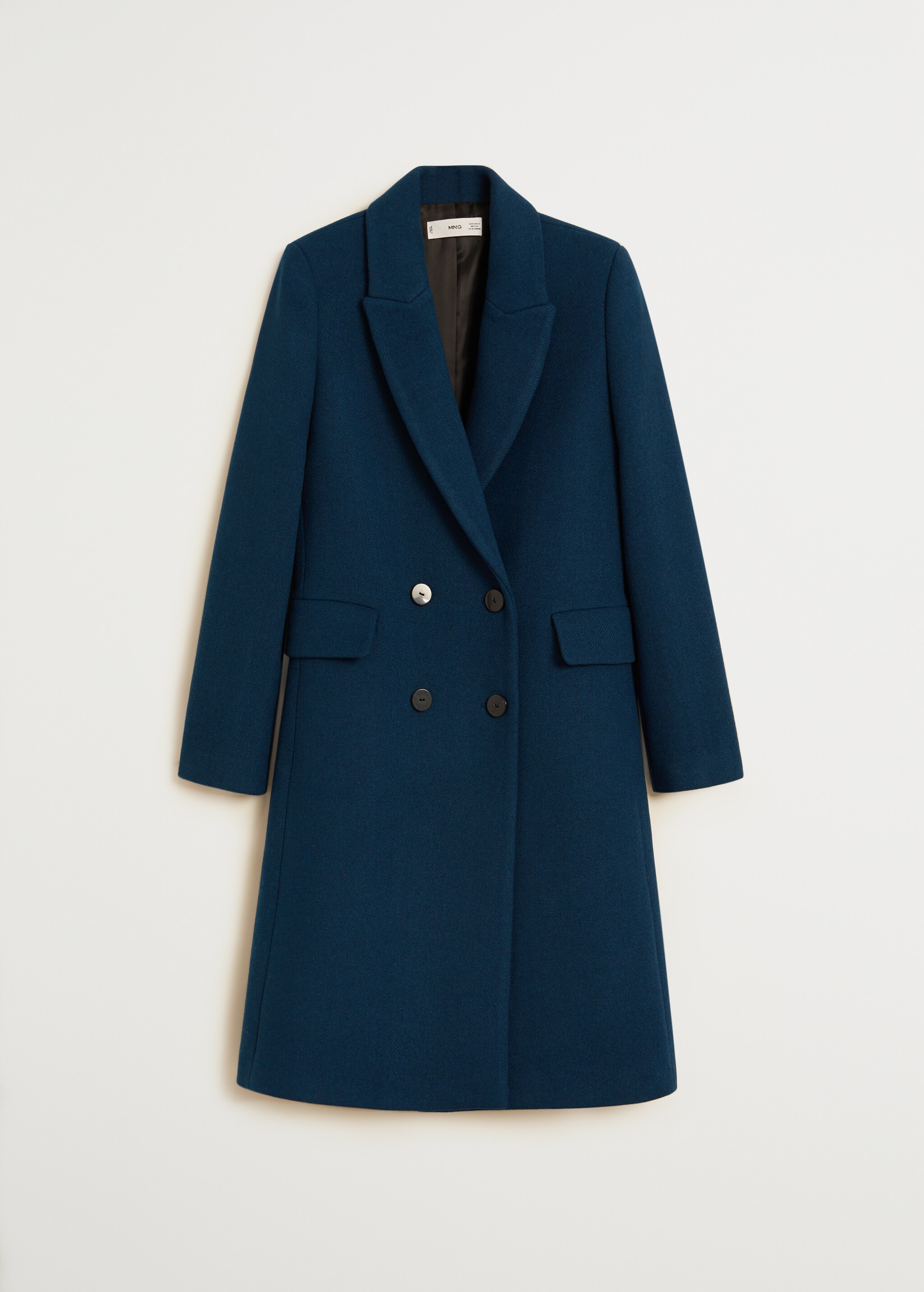 Double-breasted wool coat - Article without model