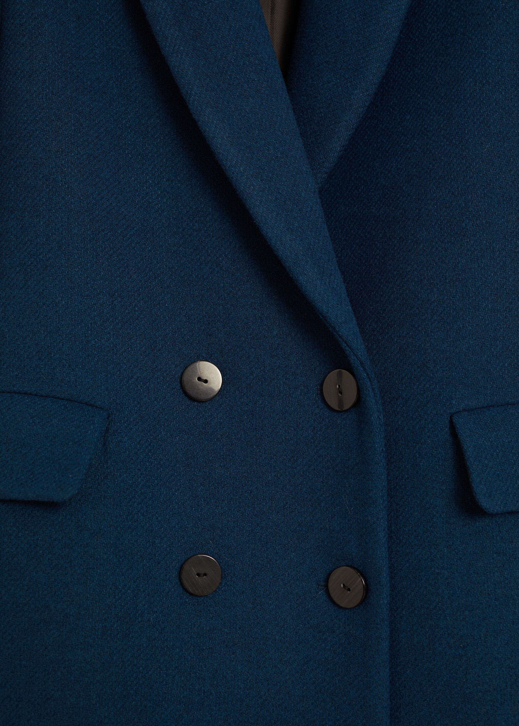 Double-breasted wool coat - Details of the article 8