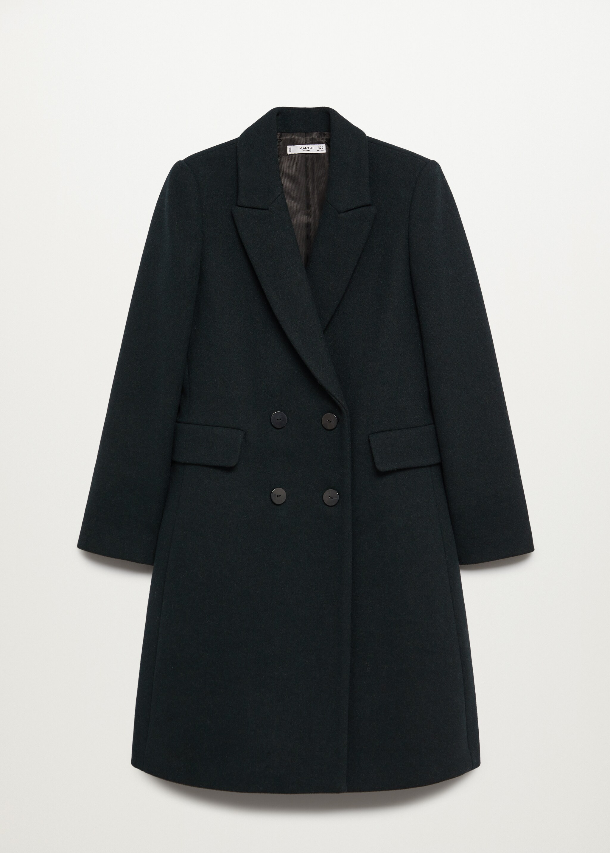 Double-breasted wool coat - Article without model