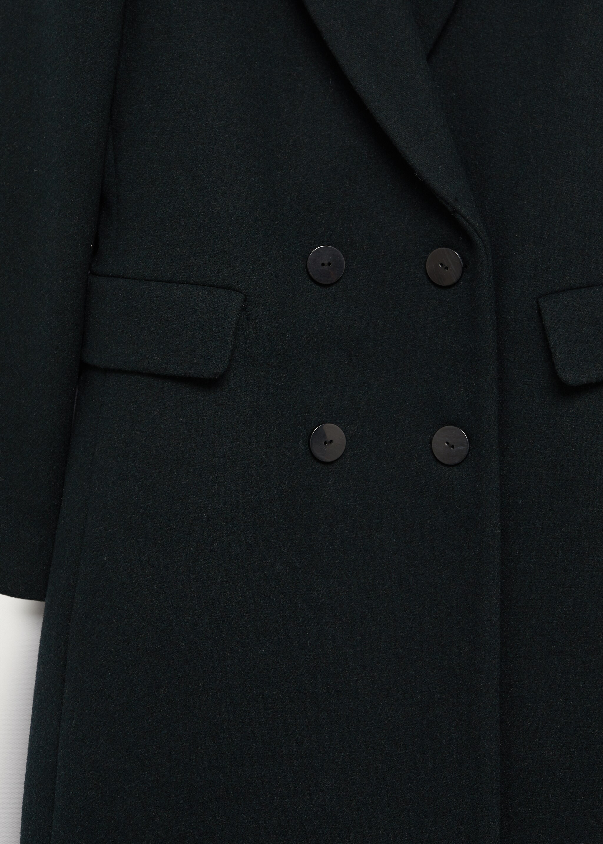 Double-breasted wool coat - Details of the article 8