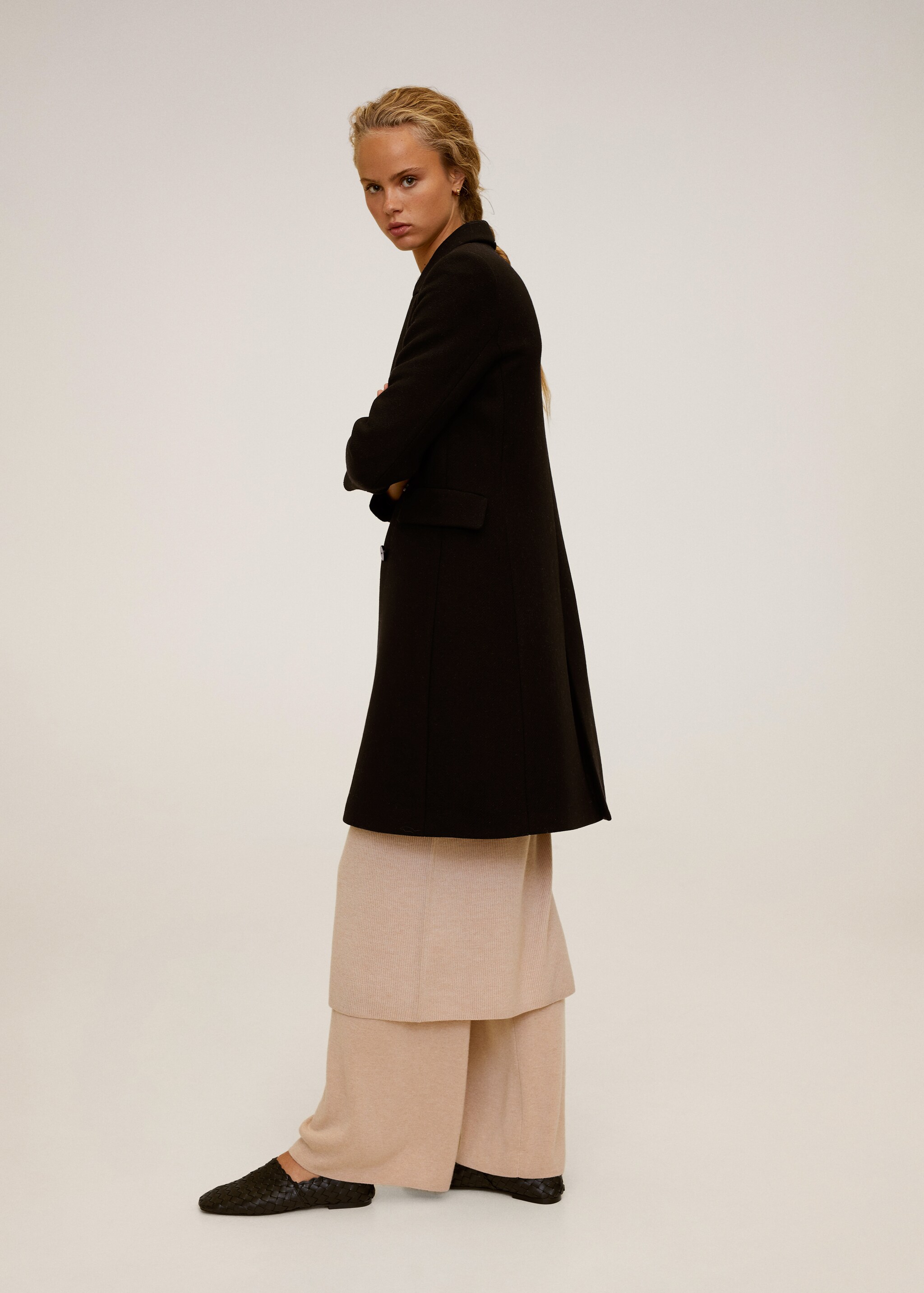 Double-breasted wool coat - Details of the article 1