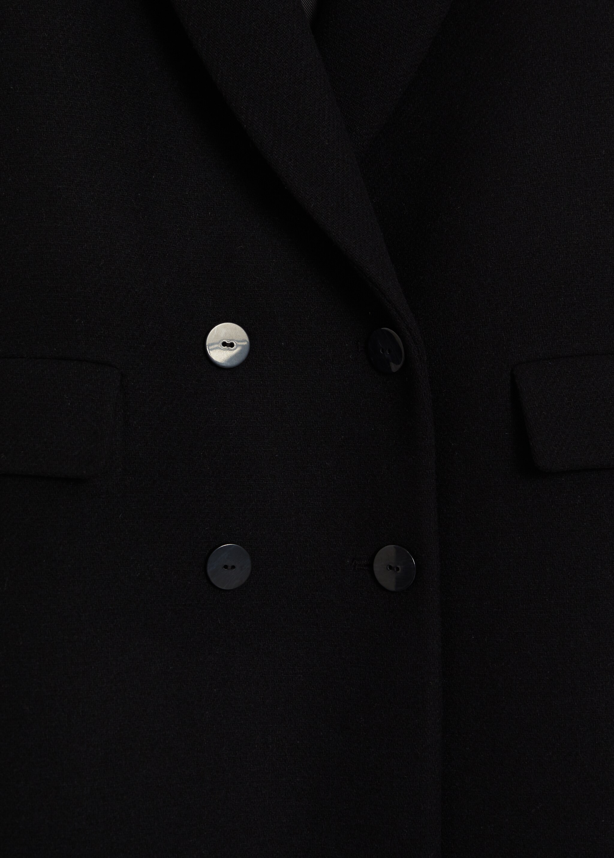 Double-breasted wool coat - Details of the article 8