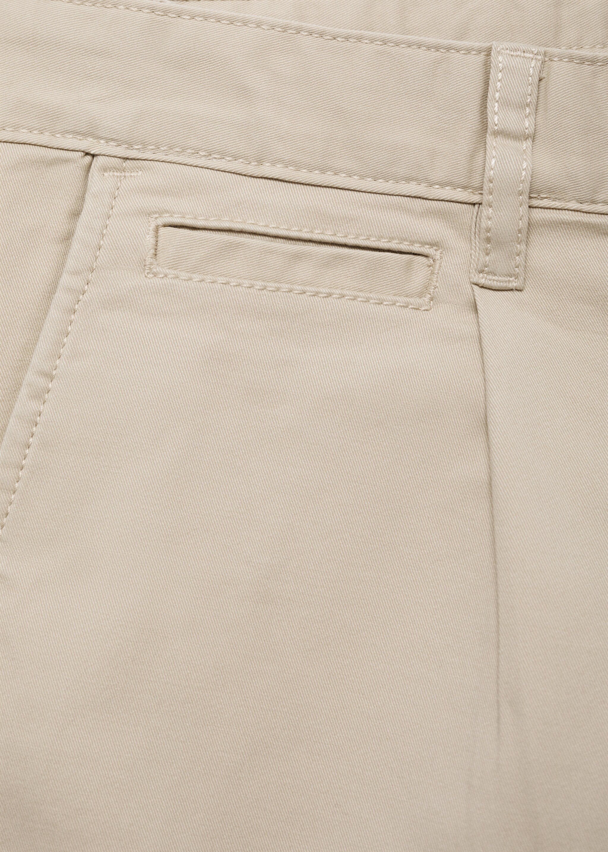 Pantaloni regular fit cotone pinces - Dettaglio dell'articolo 8, Verde pastello. Ref: 77094432-00.