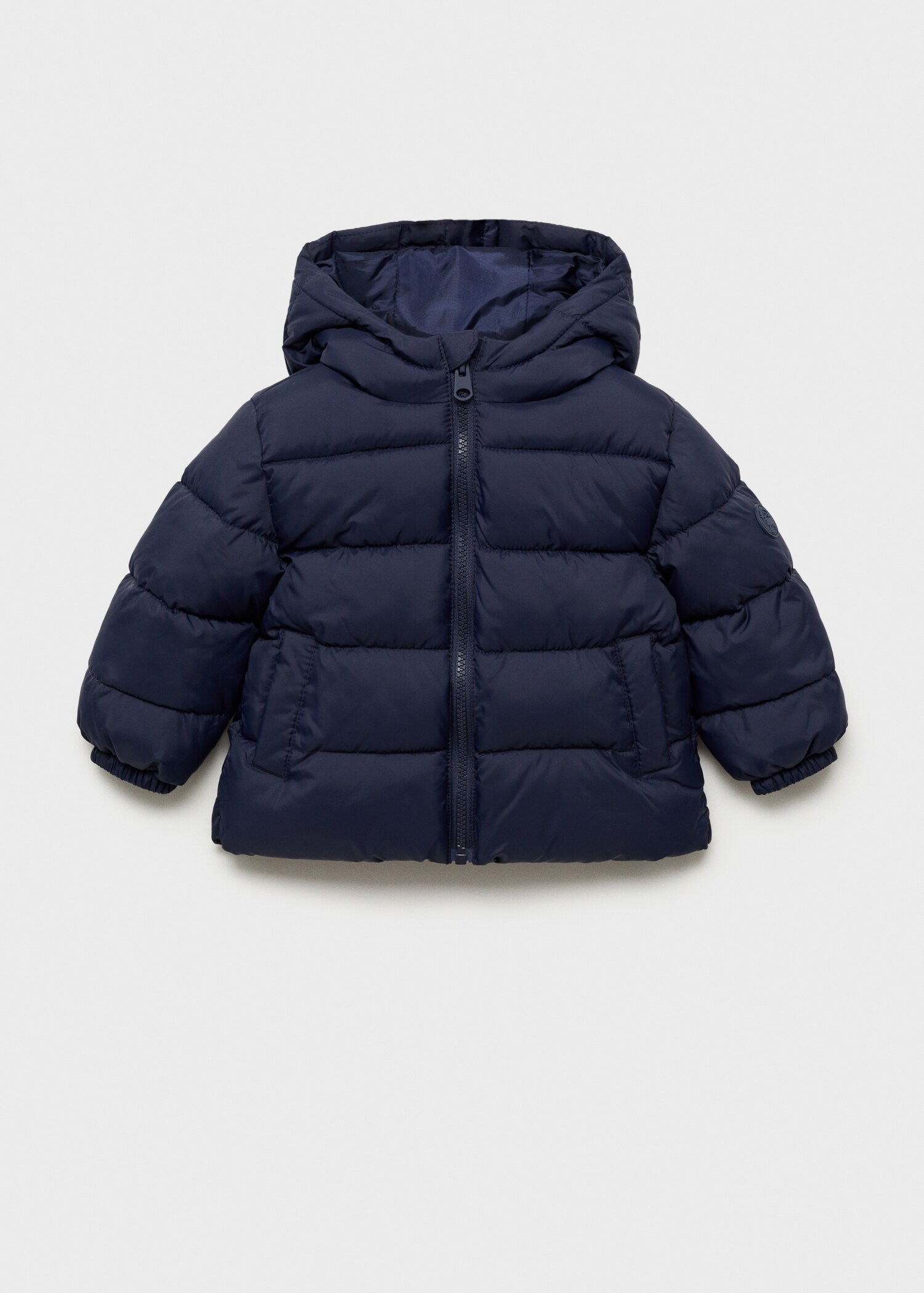 Hood quilted coat - Article without model