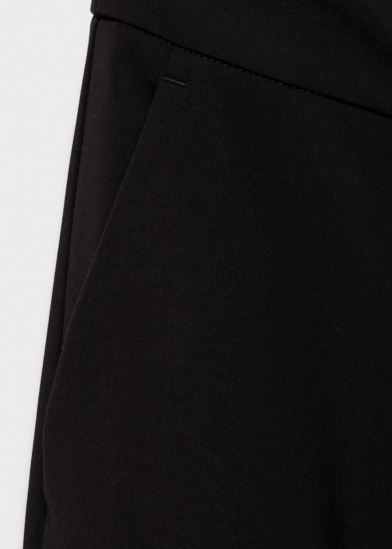 Straight-fit pleated trousers - Details of the article 0