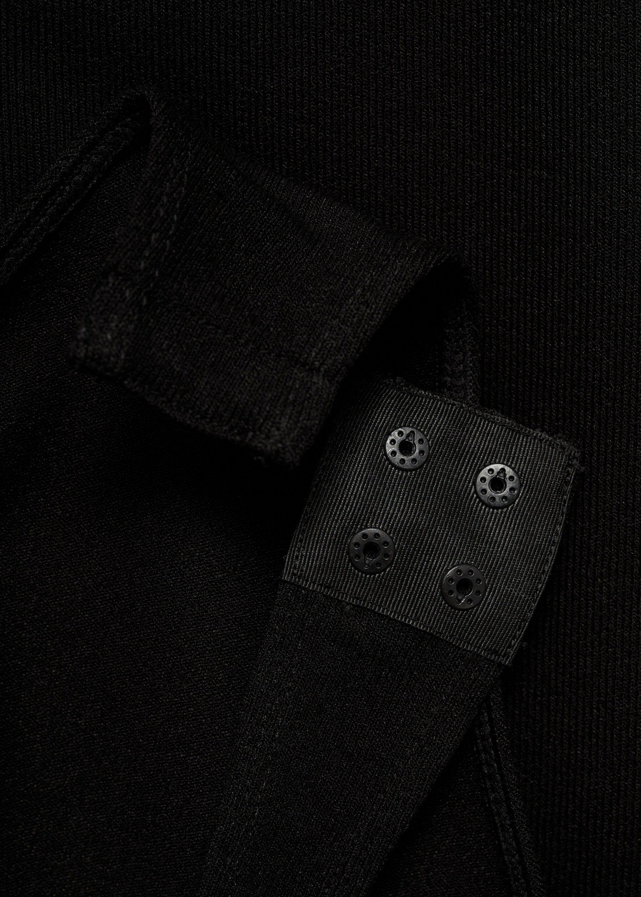 V-neck bodysuit with buttons - Details of the article 0