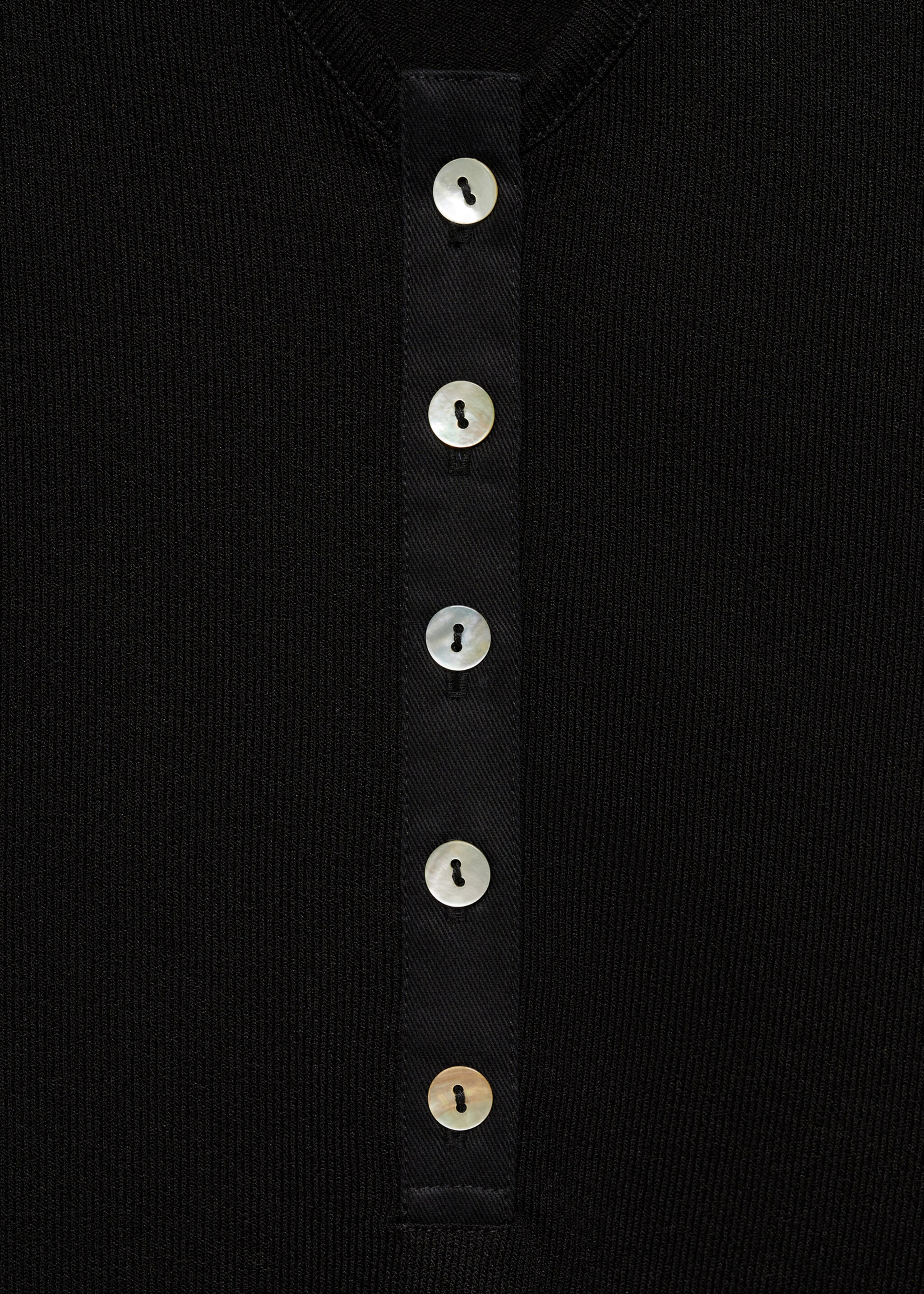 V-neck bodysuit with buttons - Details of the article 8