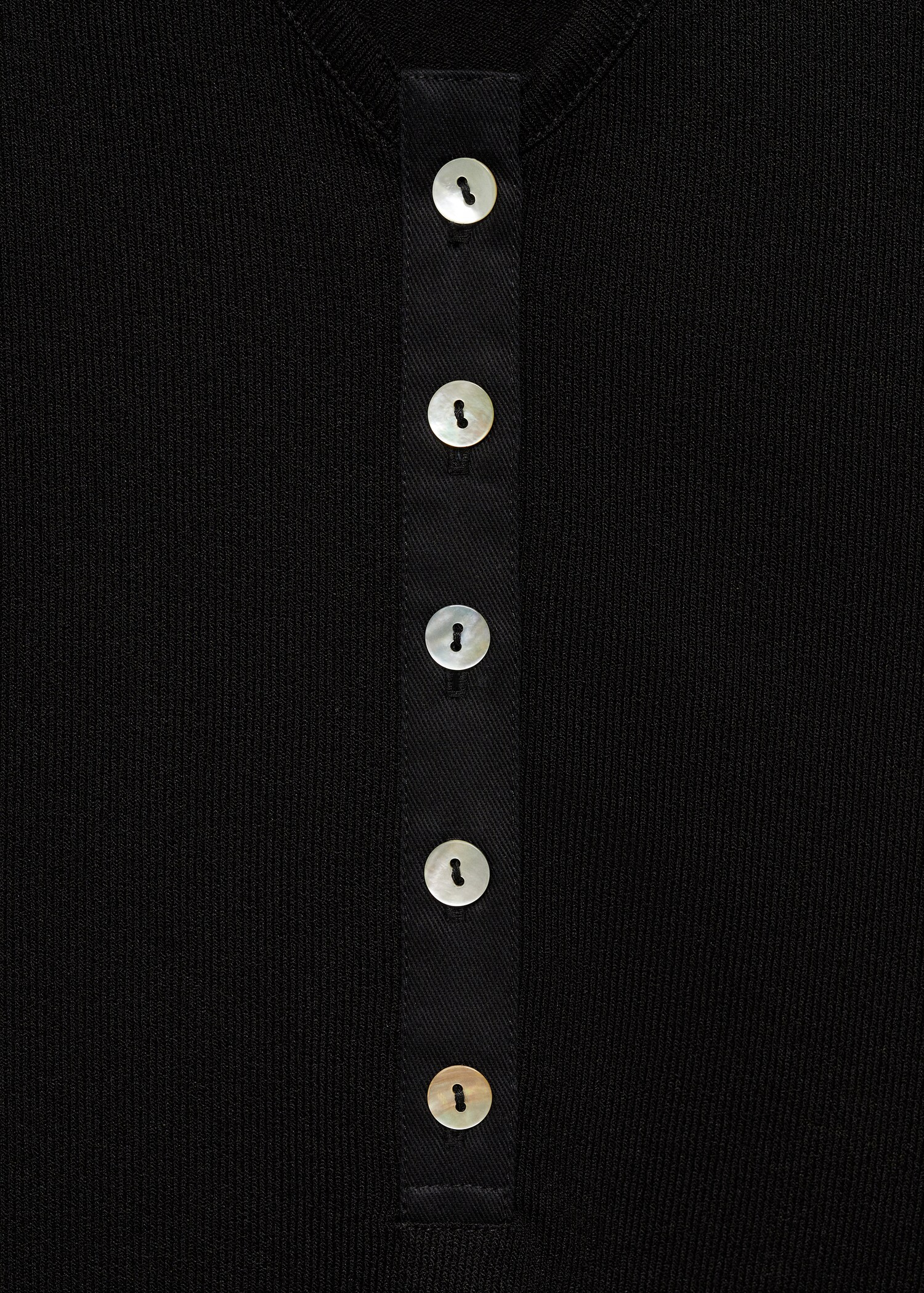 V-neck bodysuit with buttons - Details of the article 8